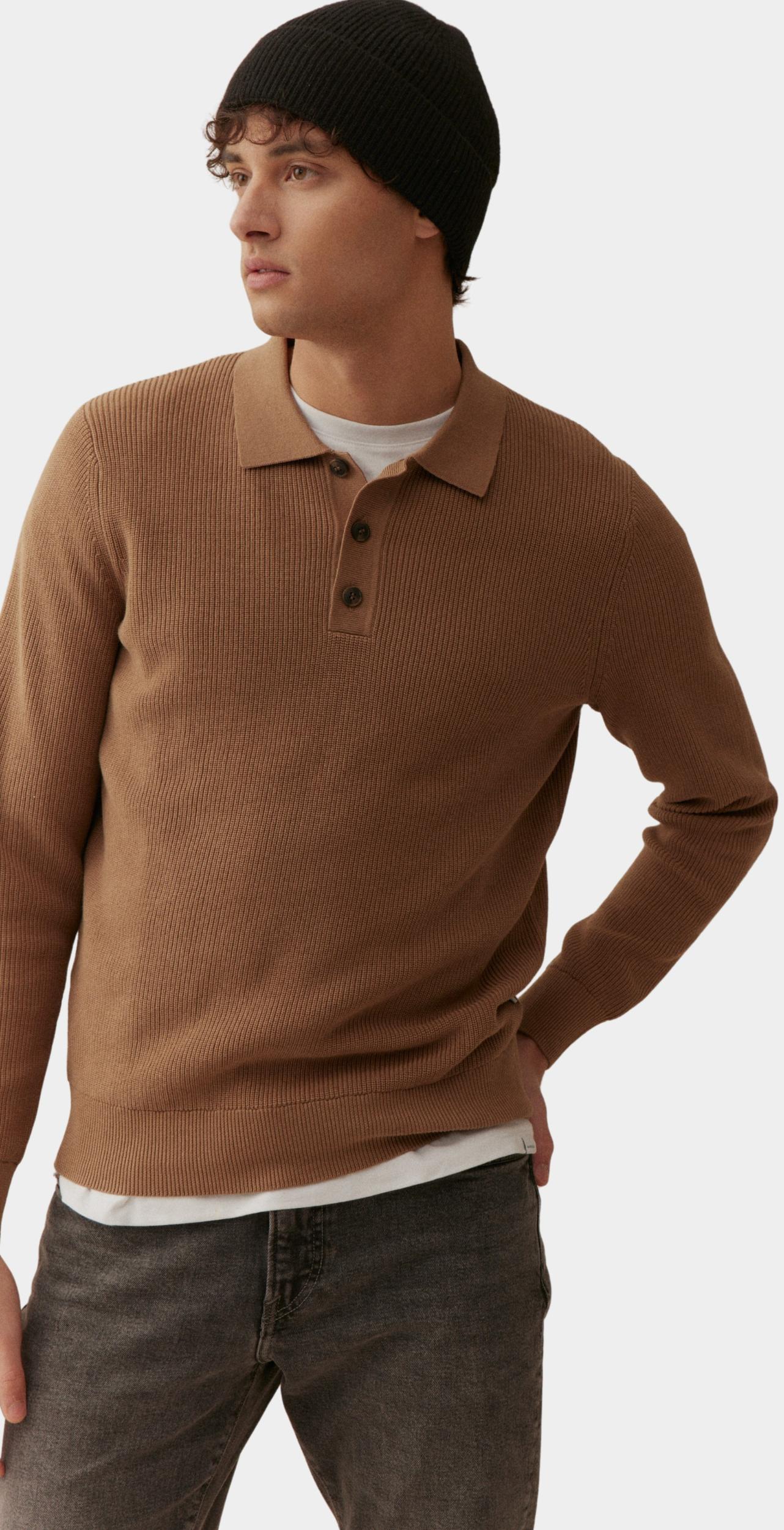 Basefield Pullover Bruin Polo Pullover 219018206/709