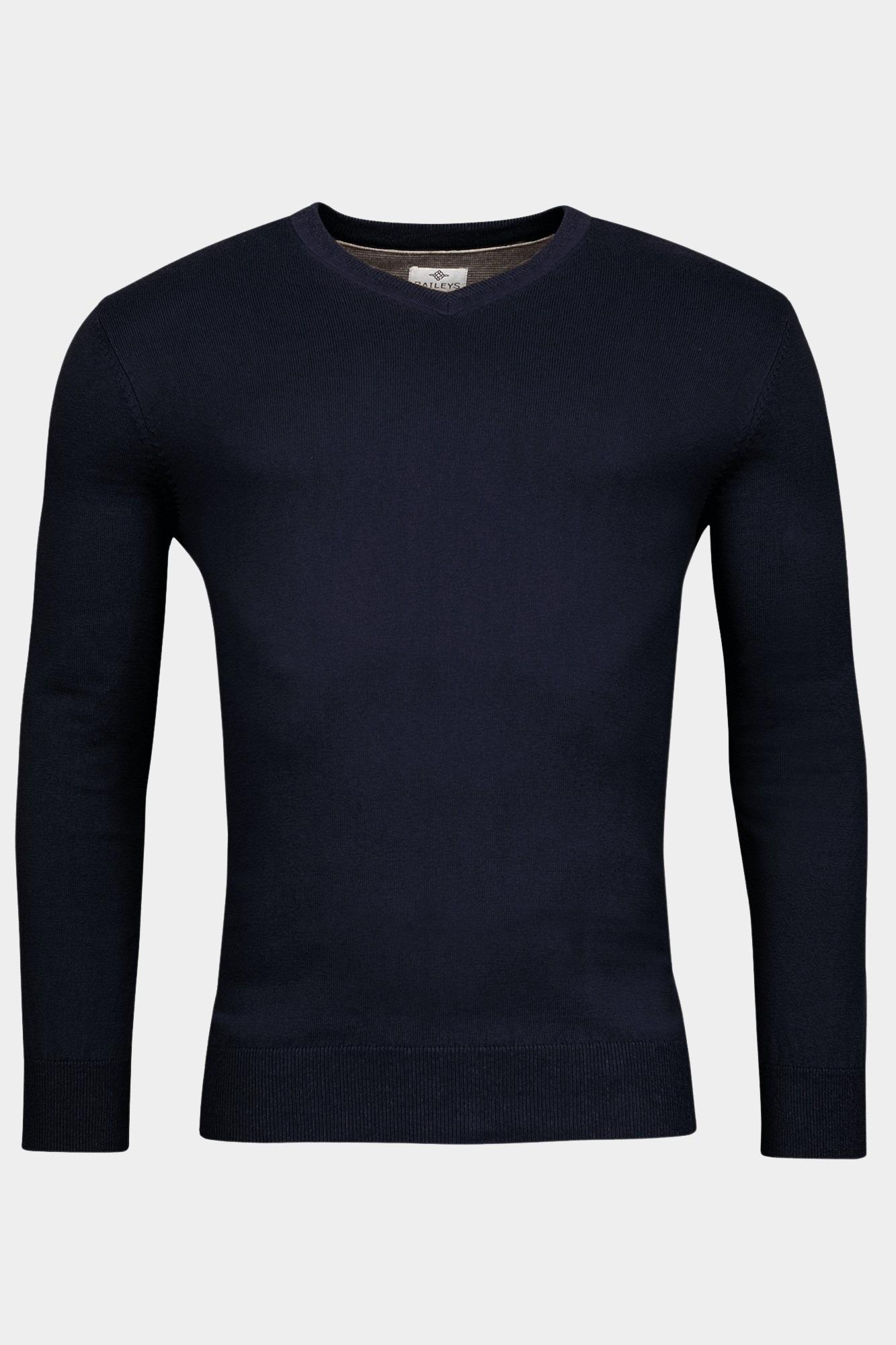 Baileys Pullover Blauw V-Neck 420081/606