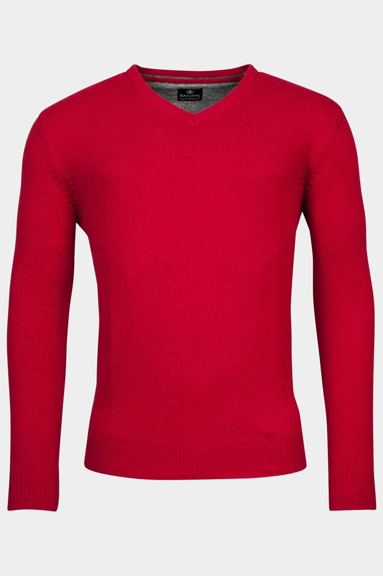 Baileys Pullover Rood V-Neck Pullover  9gg, single 320091/305