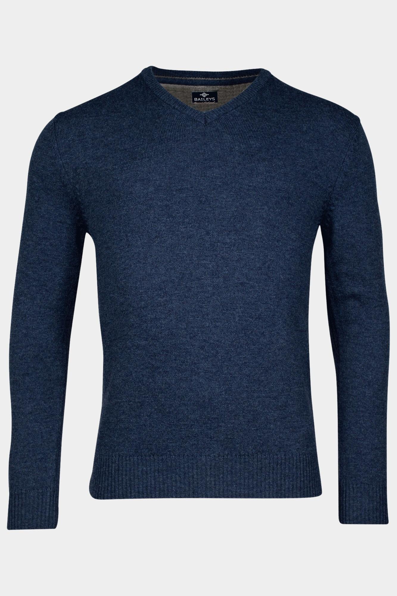 Baileys Pullover Blauw V-Neck Pullover  9gg, single 320091/675