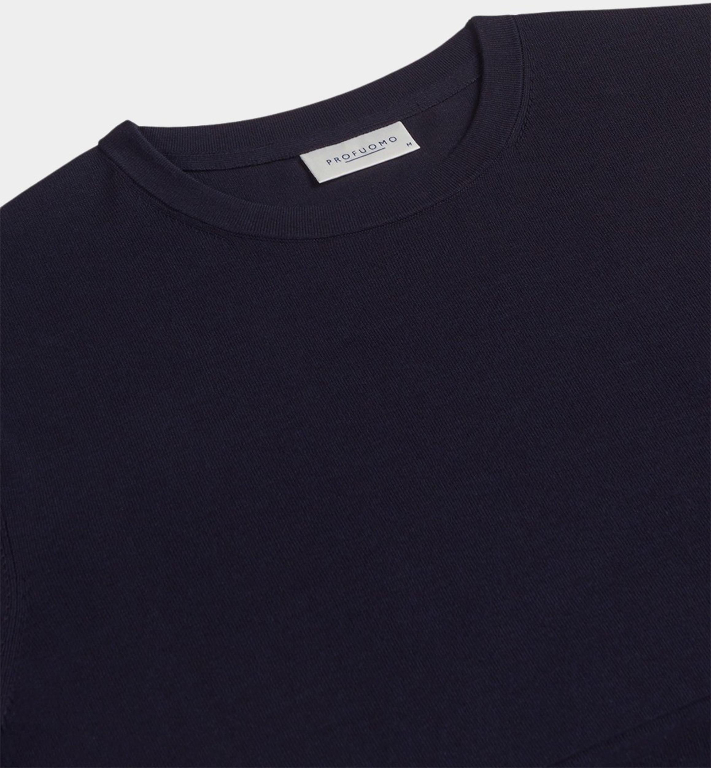 Profuomo T-shirt korte mouw Blauw  PPWT10005A/P