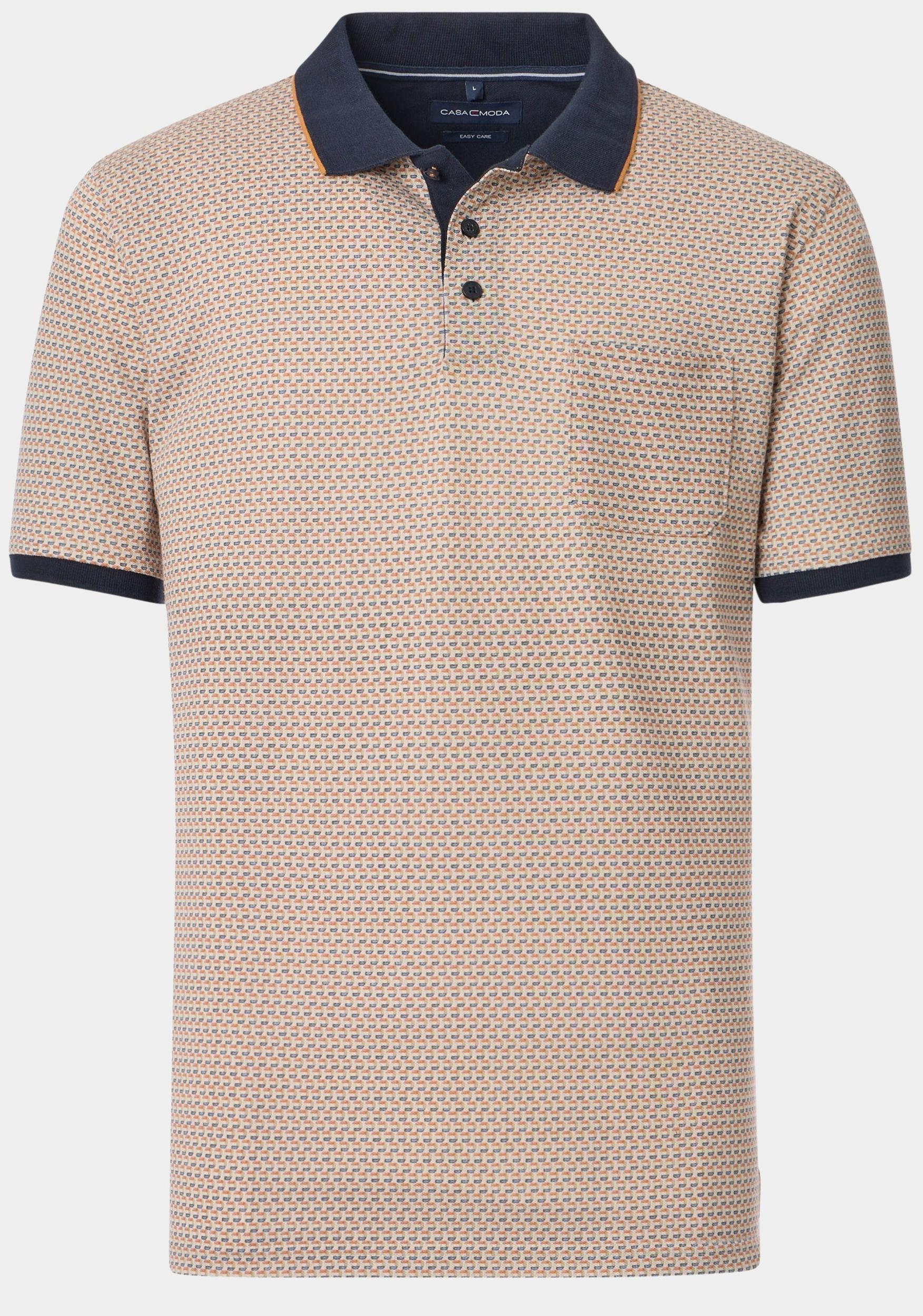 Casamoda Polo korte mouw Blauw  954384300/105