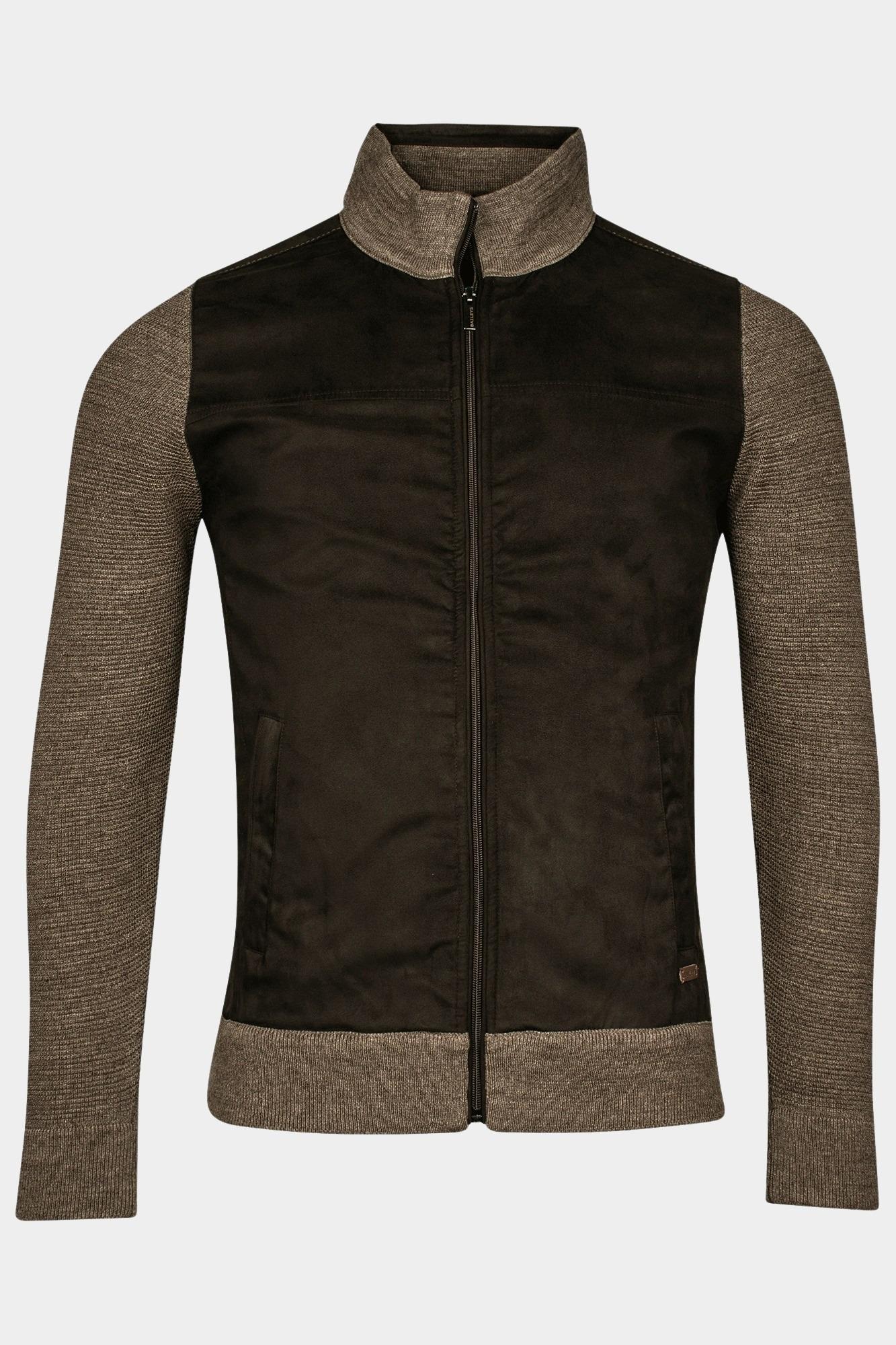 Baileys Vest Bruin Cardigan Zip 422071/88