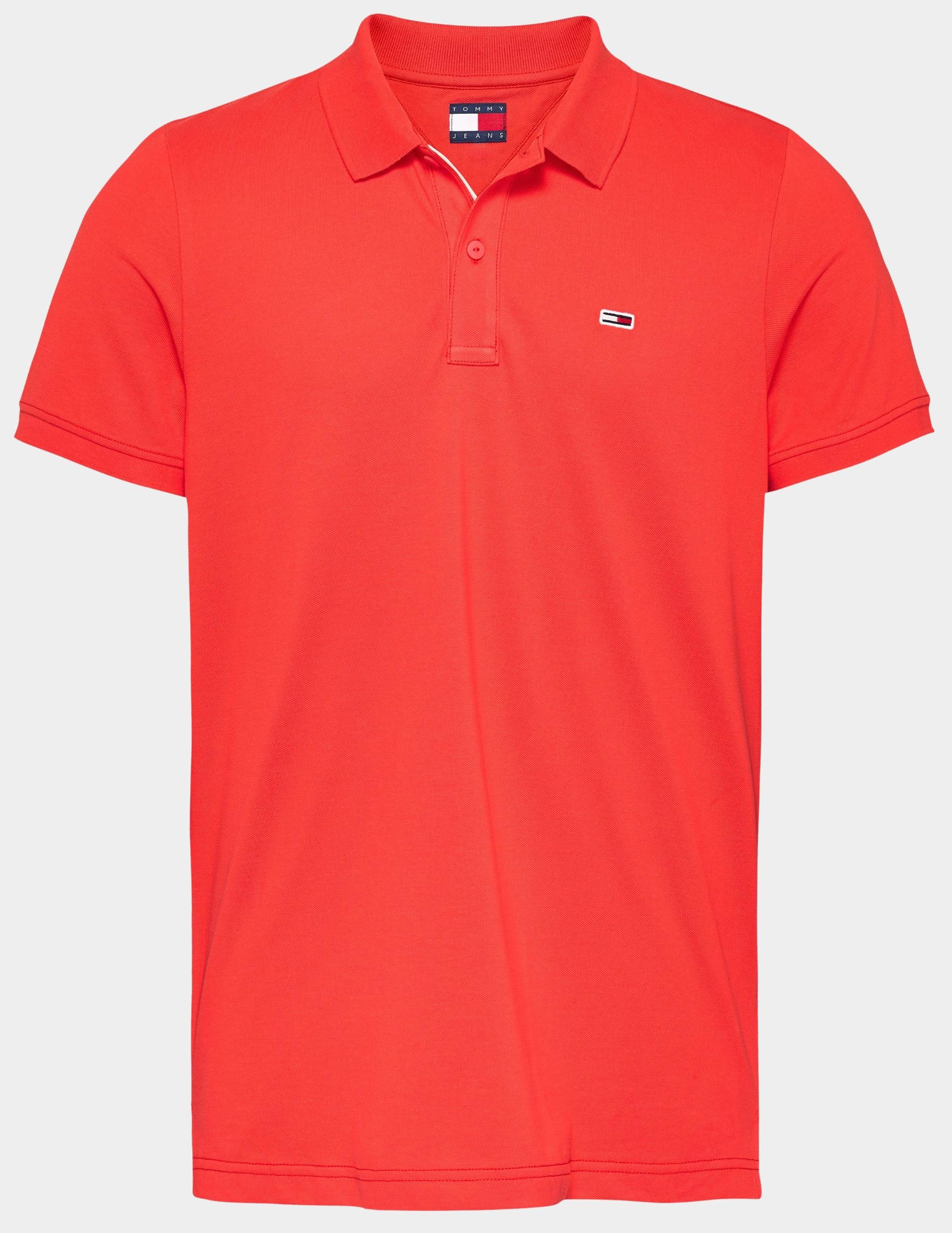 Tommy Jeans Polo korte mouw Oranje TJM SLIM PLACKET POLO EXT DM0DM20676/SN6