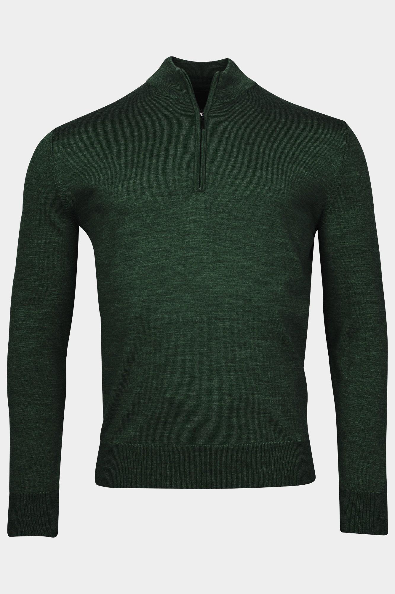 Baileys Half Zip Groen Pullover 1/2 zip  12gg single 320064/79