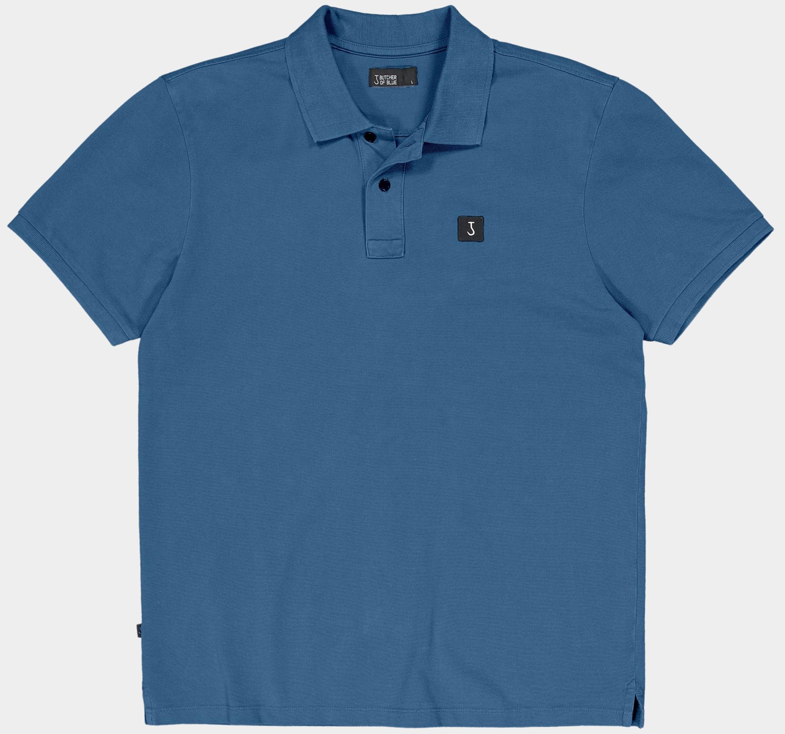 Butcher of Blue Polo korte mouw Blauw Army Pique Polo M2512014/837