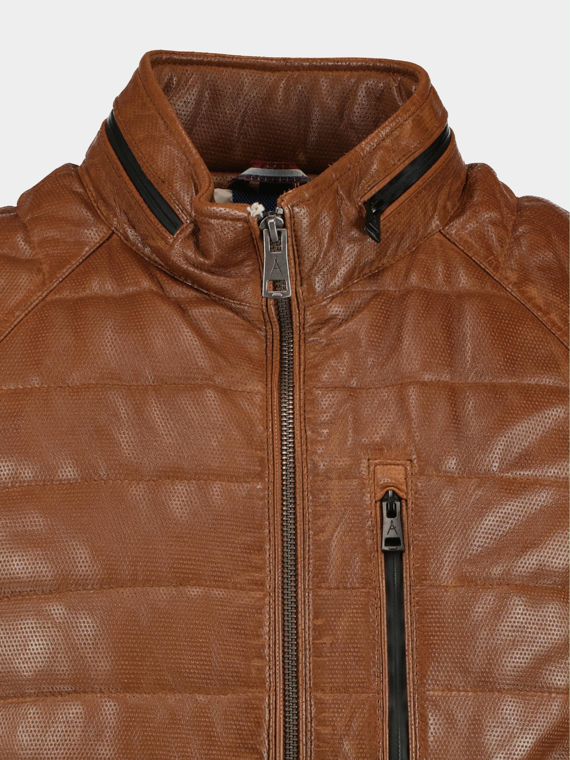 Donders 1860 Lederen jack Bruin Leather Jacket 52290/422