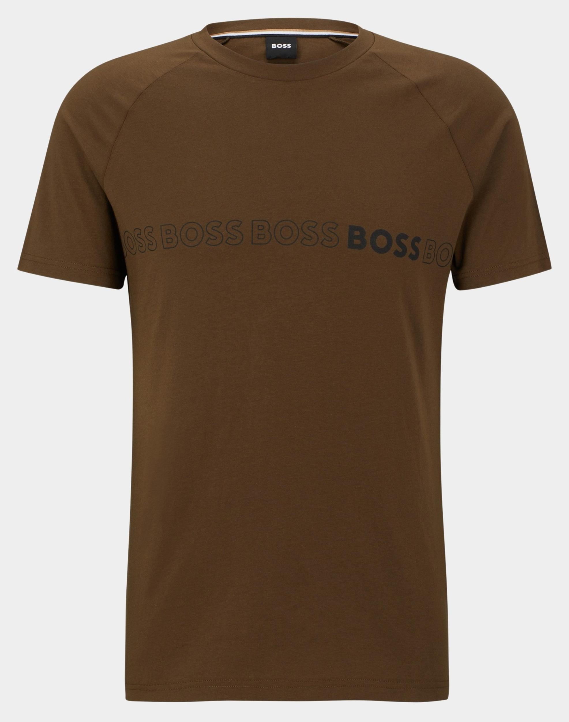 BOSS Black T-shirt korte mouw Groen T-Shirt RN Slim Fit 10249533 50491696/361