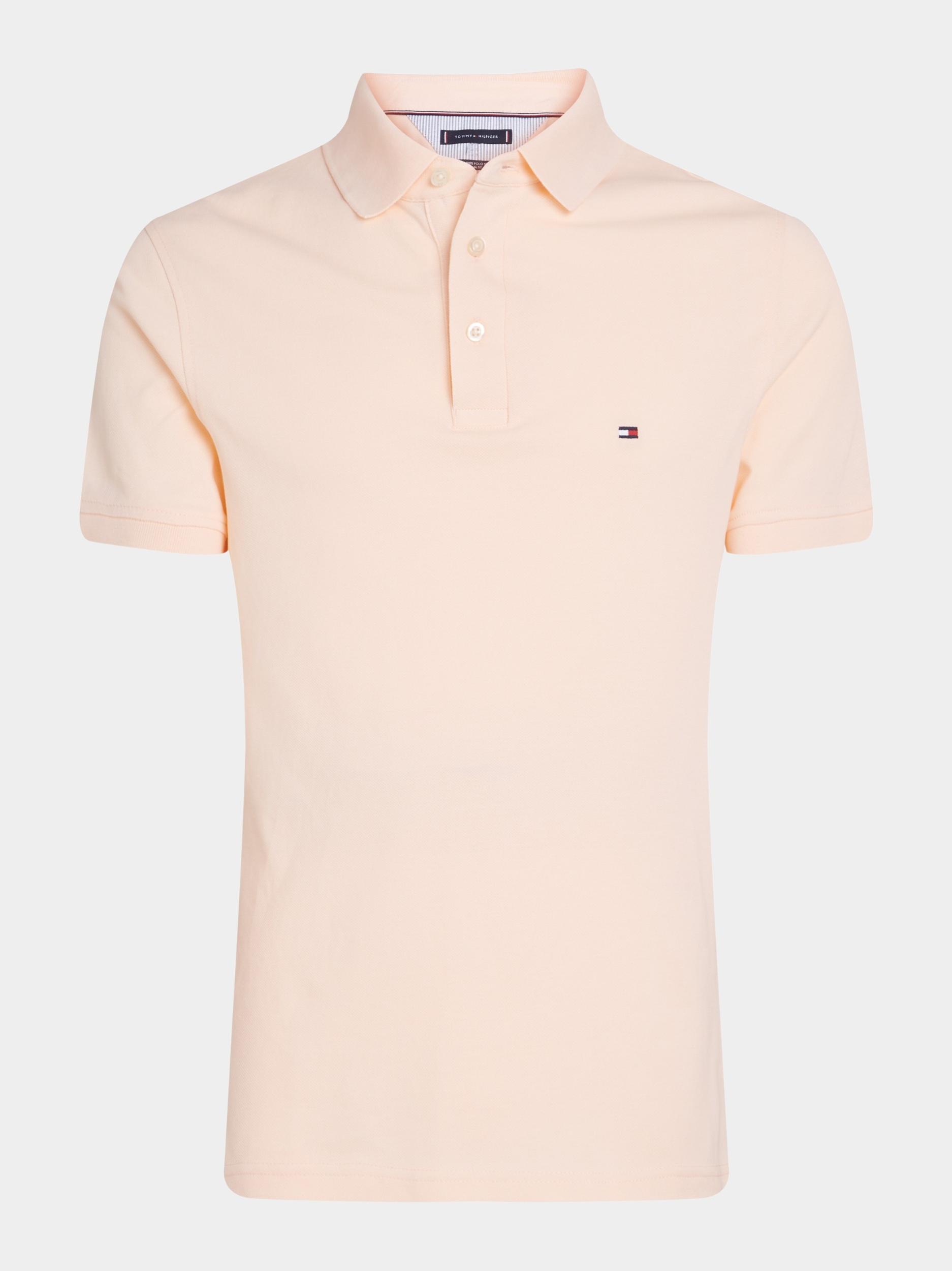 Tommy Hilfiger Polo korte mouw Roze 1985 Slim Polo MW0MW17771/TMA