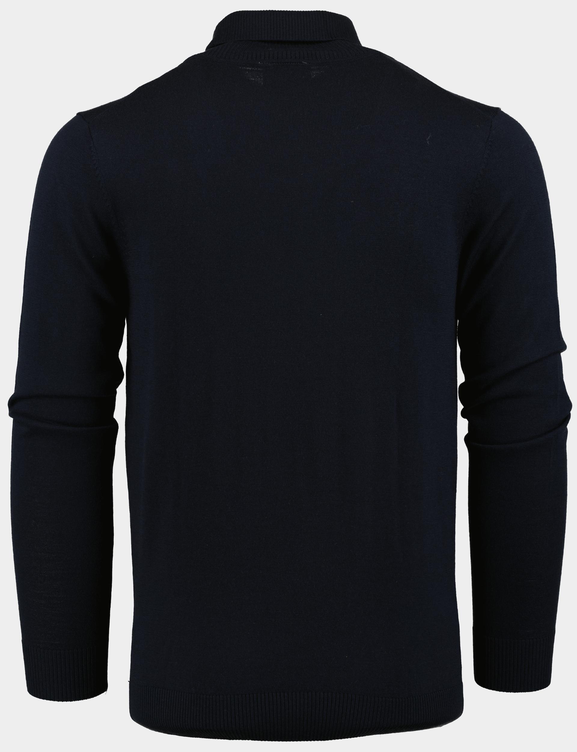 Bos Coltrui Blauw Niels Rollneck Pullover 24305NI13BO/290 navy