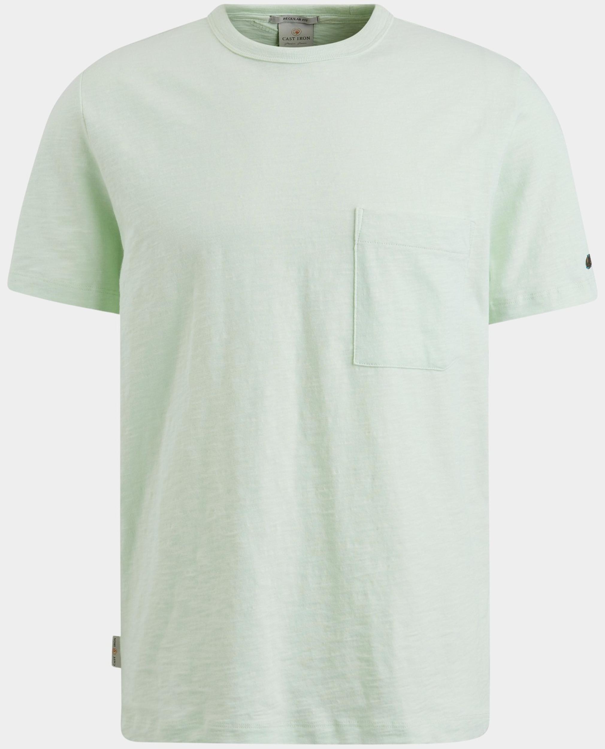 Cast Iron T-shirt korte mouw Groen Short sleeve r-neck regular f CTSS2405597/6220
