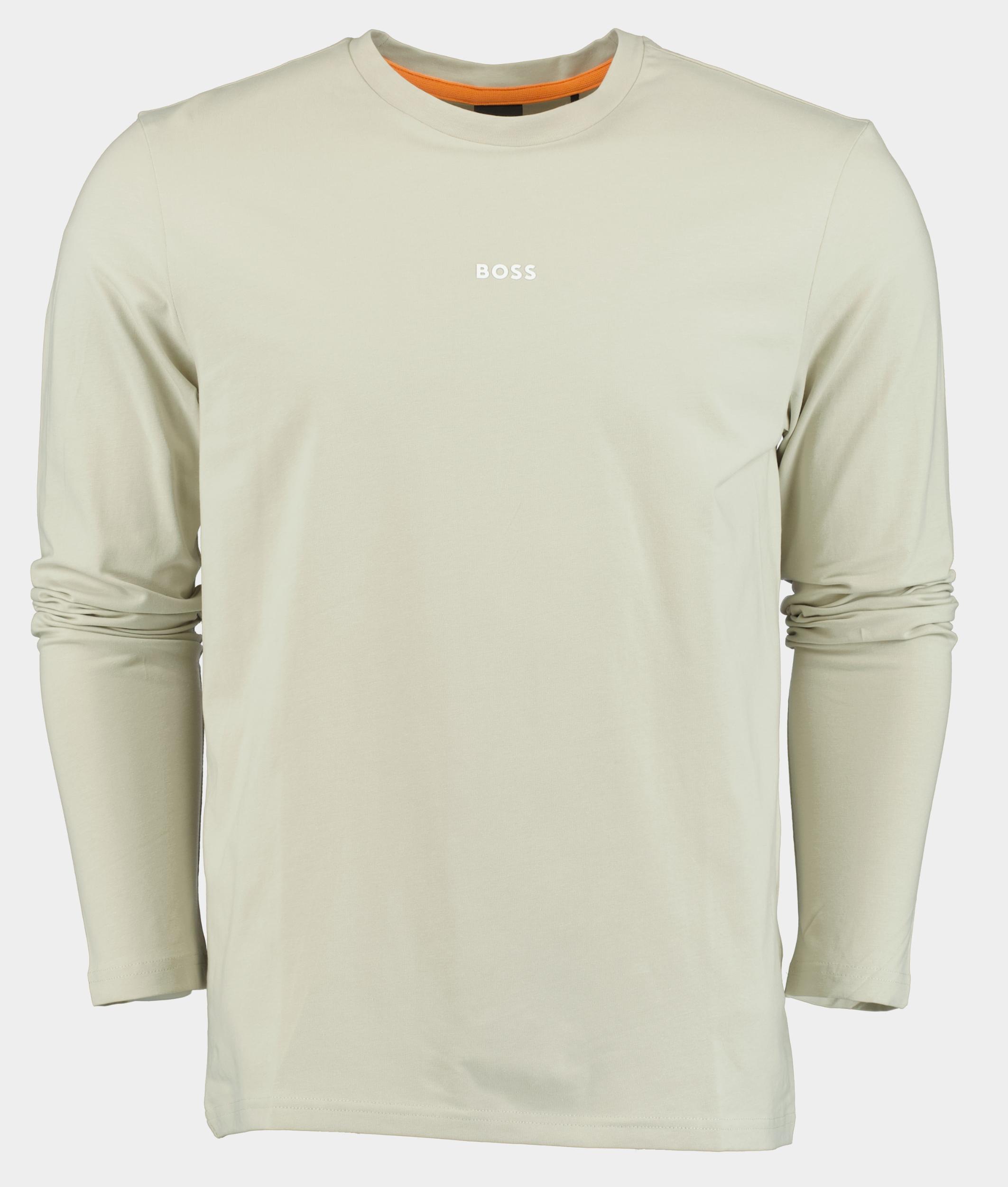 BOSS Orange T-shirt lange mouw Beige TChark 10242929 01 50473286/271