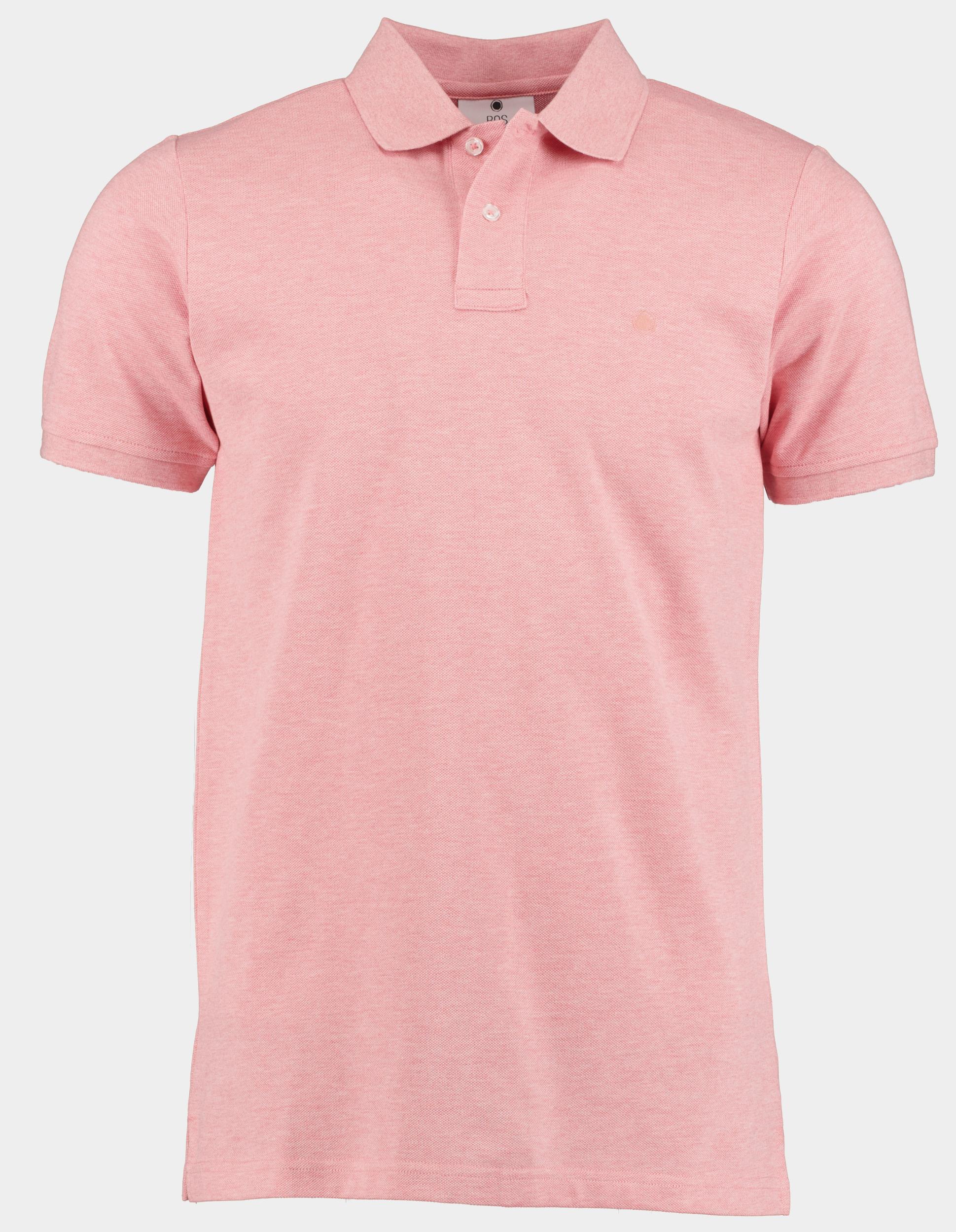 Bos Polo korte mouw Roze Fang Polo Pique 24108FA63BO/771 mauve