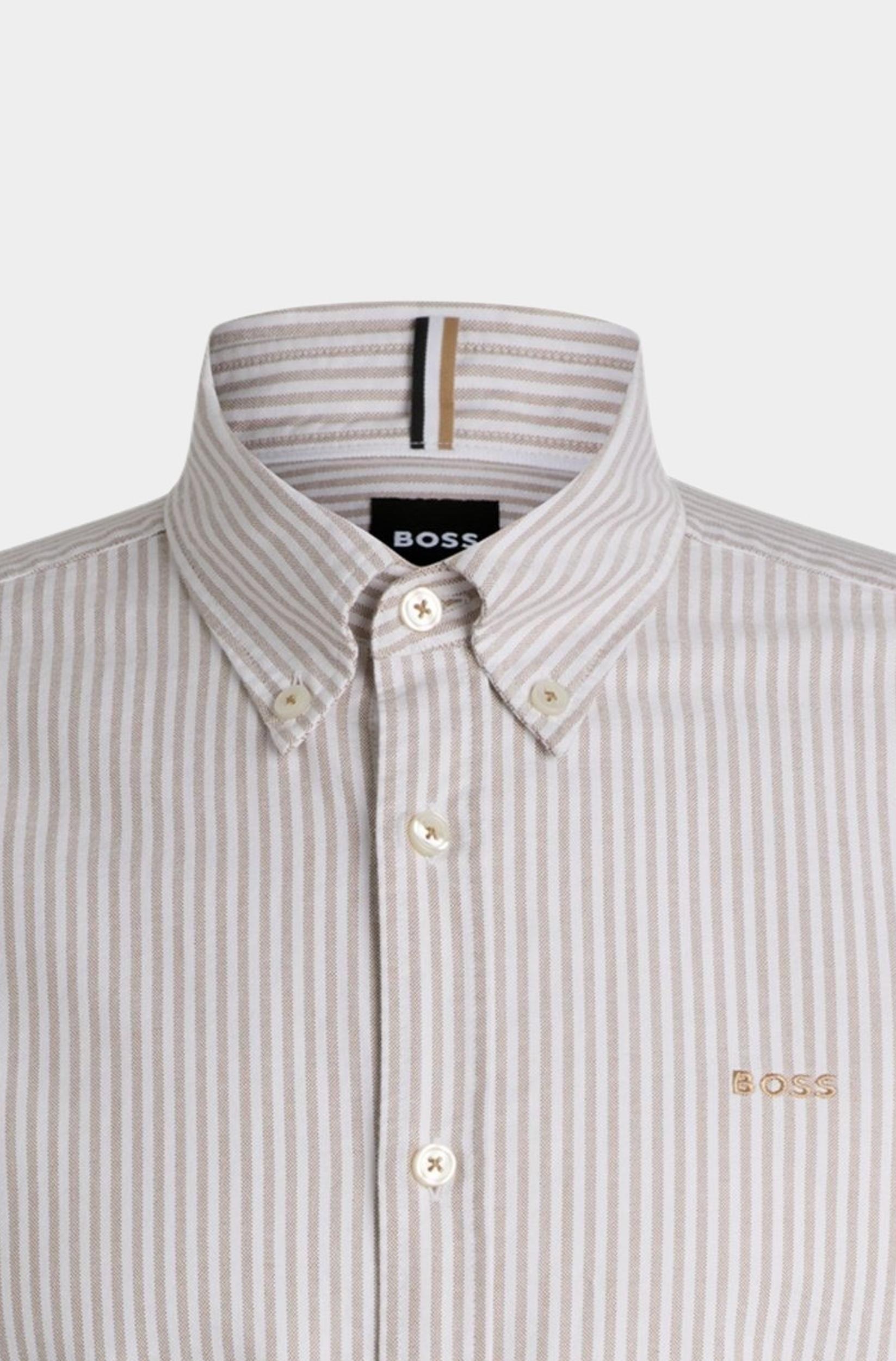 BOSS Black Casual hemd lange mouw Beige H-ROAN-BD-E-C1-243 10261880 0 50520275/282