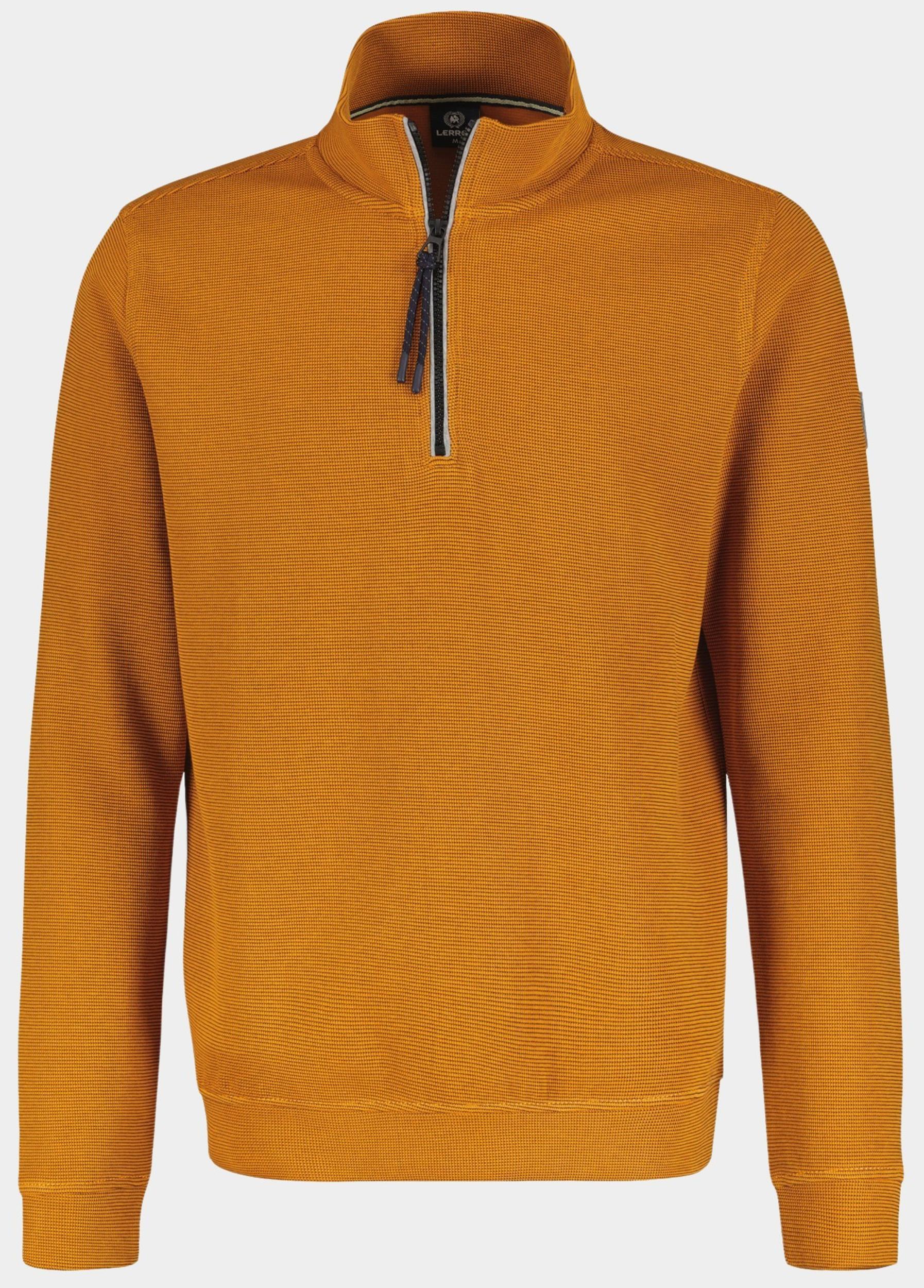 Lerros Sweater Oranje SWEATSHIRT/TROYER/RH/V-NE 2484402/948