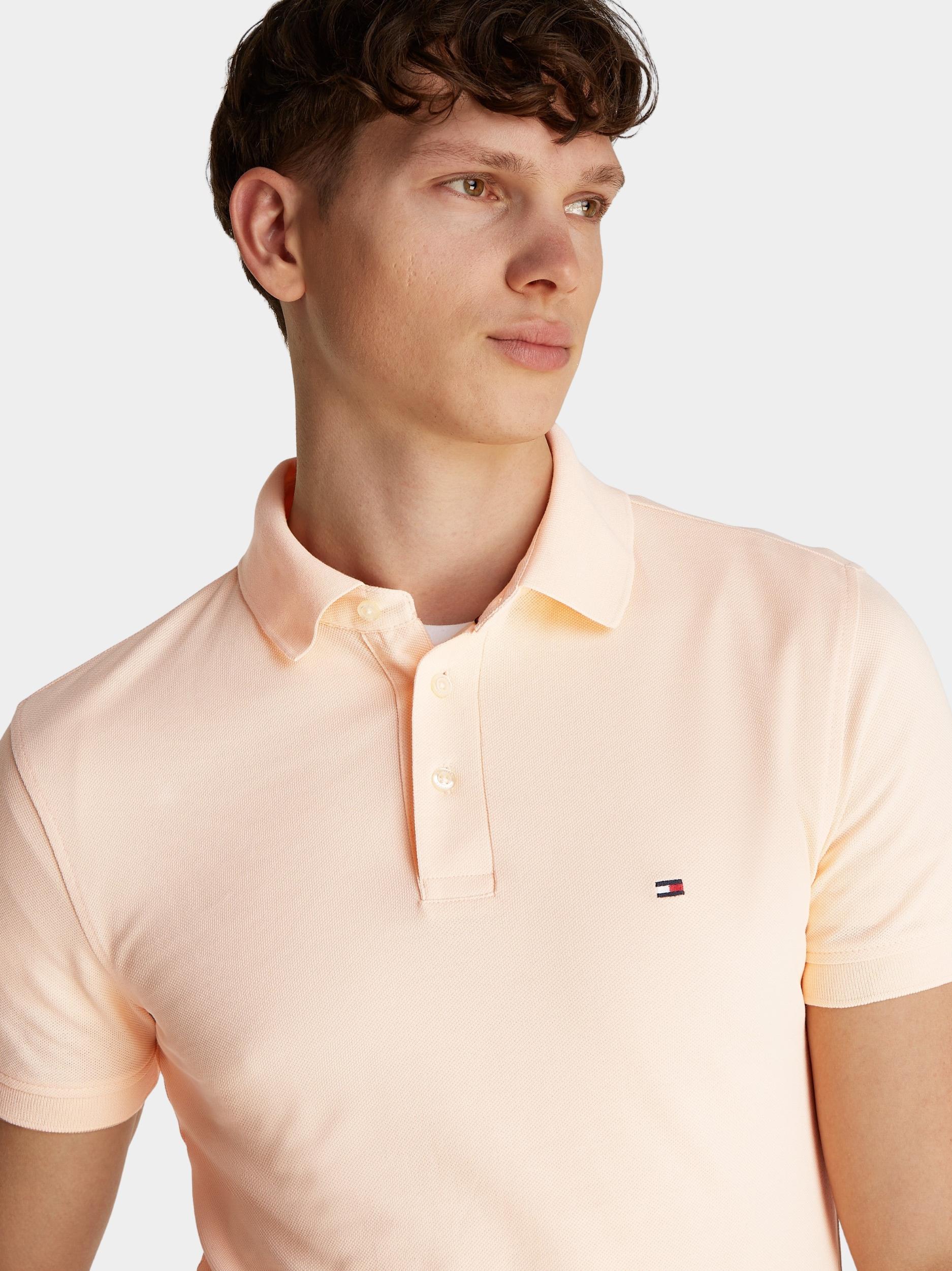 Tommy Hilfiger Polo korte mouw Roze 1985 Slim Polo MW0MW17771/TMA