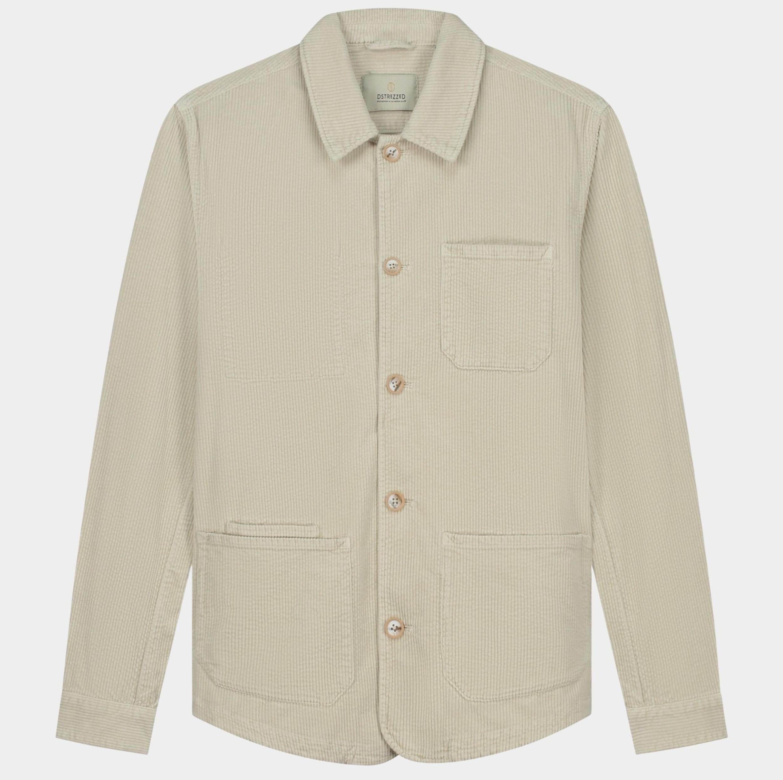 Dstrezzed Overshirt Beige Cameron Chore Jacket 151000/107