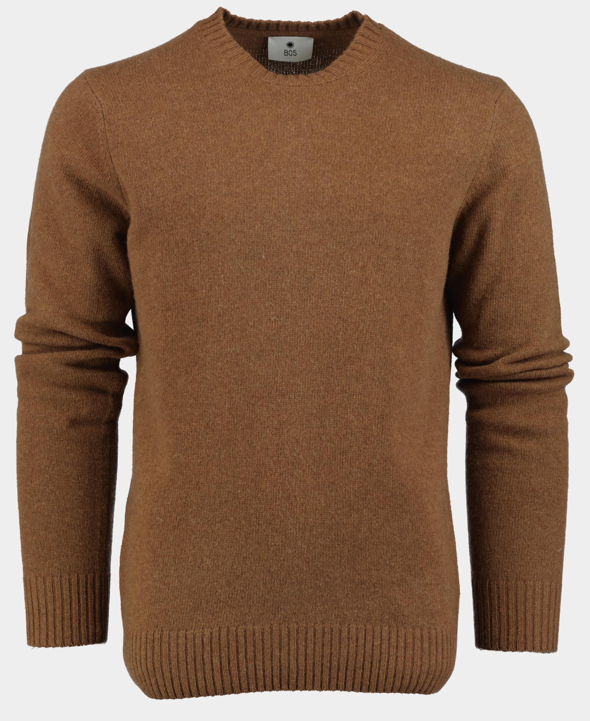 Bos Pullover Bruin Lambswool O-neck 1150224/625