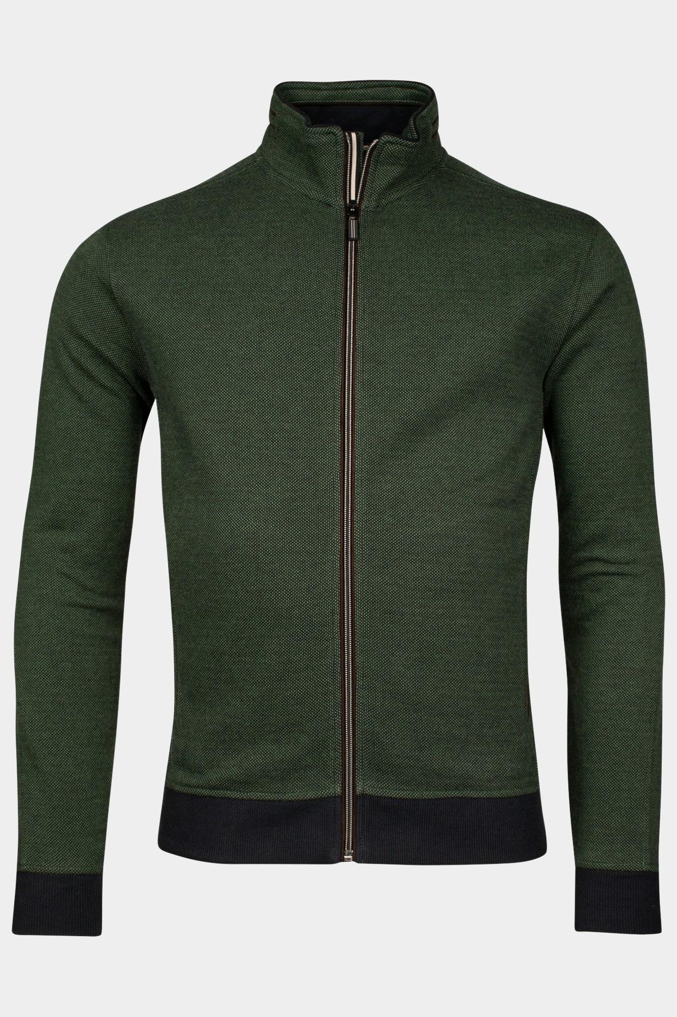 Baileys Vest Groen Sweat Cardigan Zip 422211/70