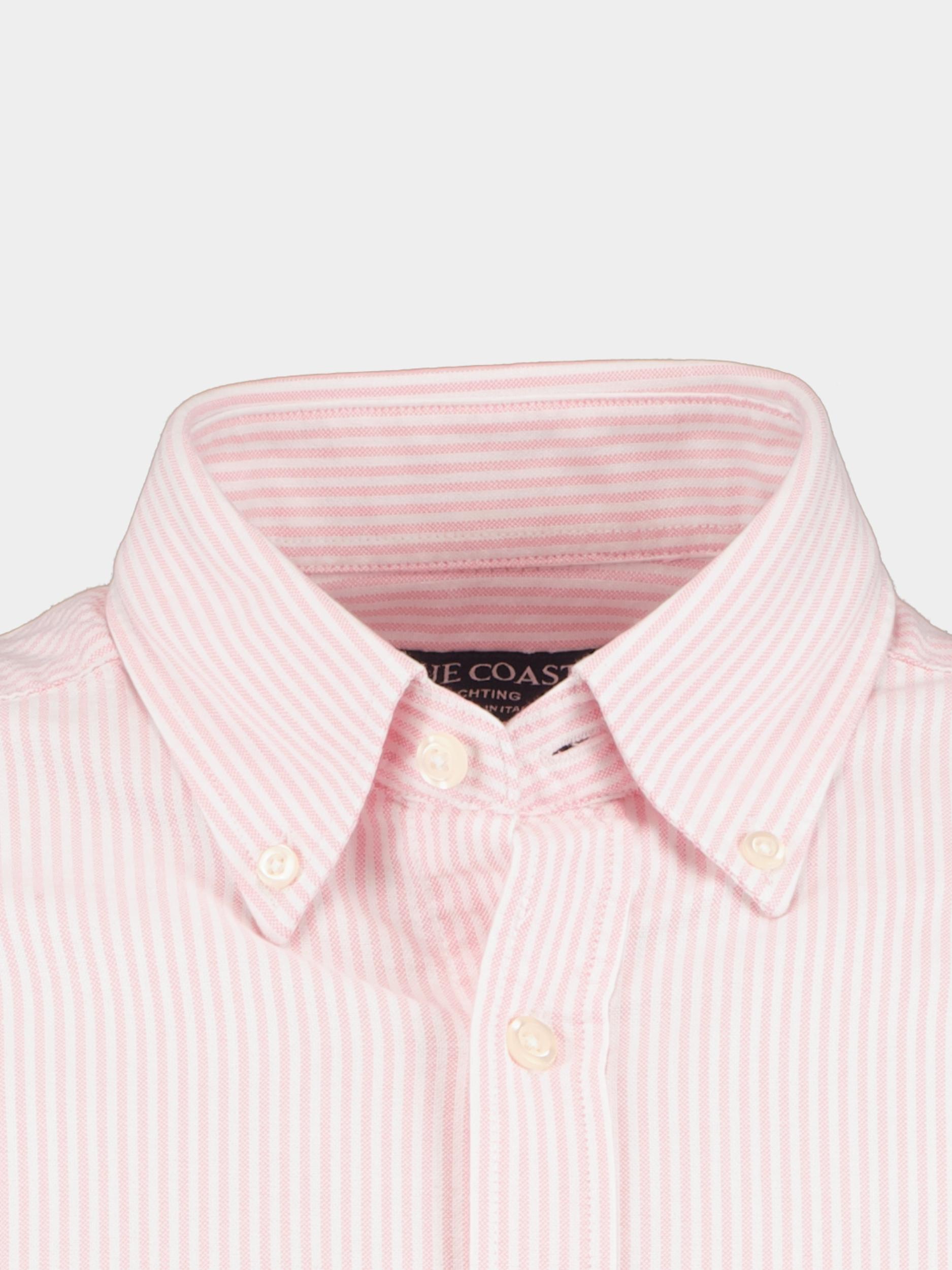 Blue Coast Casual hemd lange mouw Roze Camisa Oxford raya 112/000020