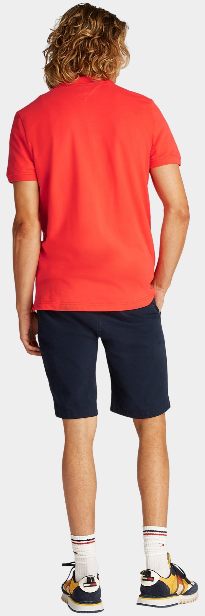 Tommy Jeans Polo korte mouw Oranje TJM SLIM PLACKET POLO EXT DM0DM20676/SN6