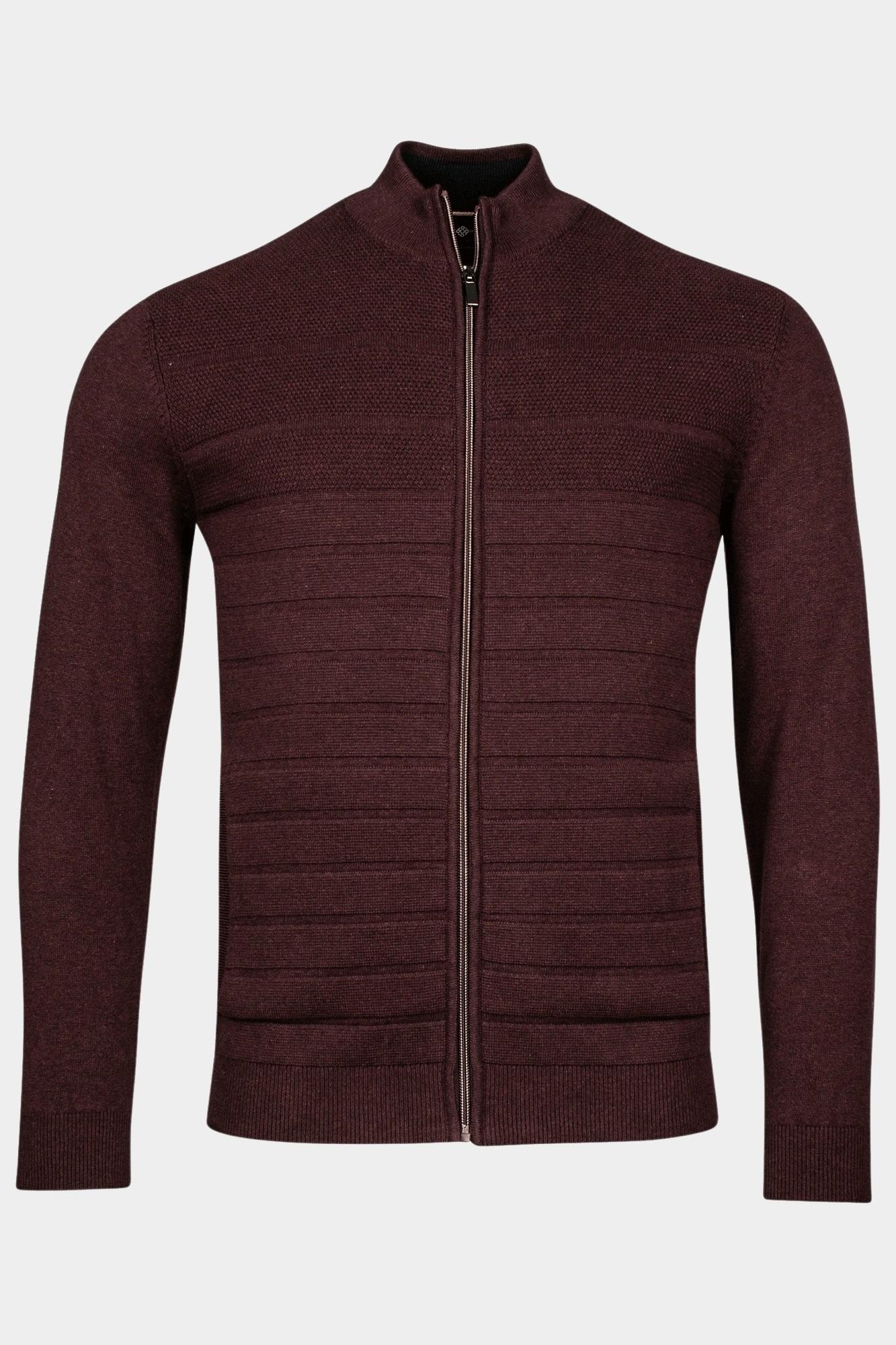 Baileys Vest Paars Cardigan Zip 422049/395