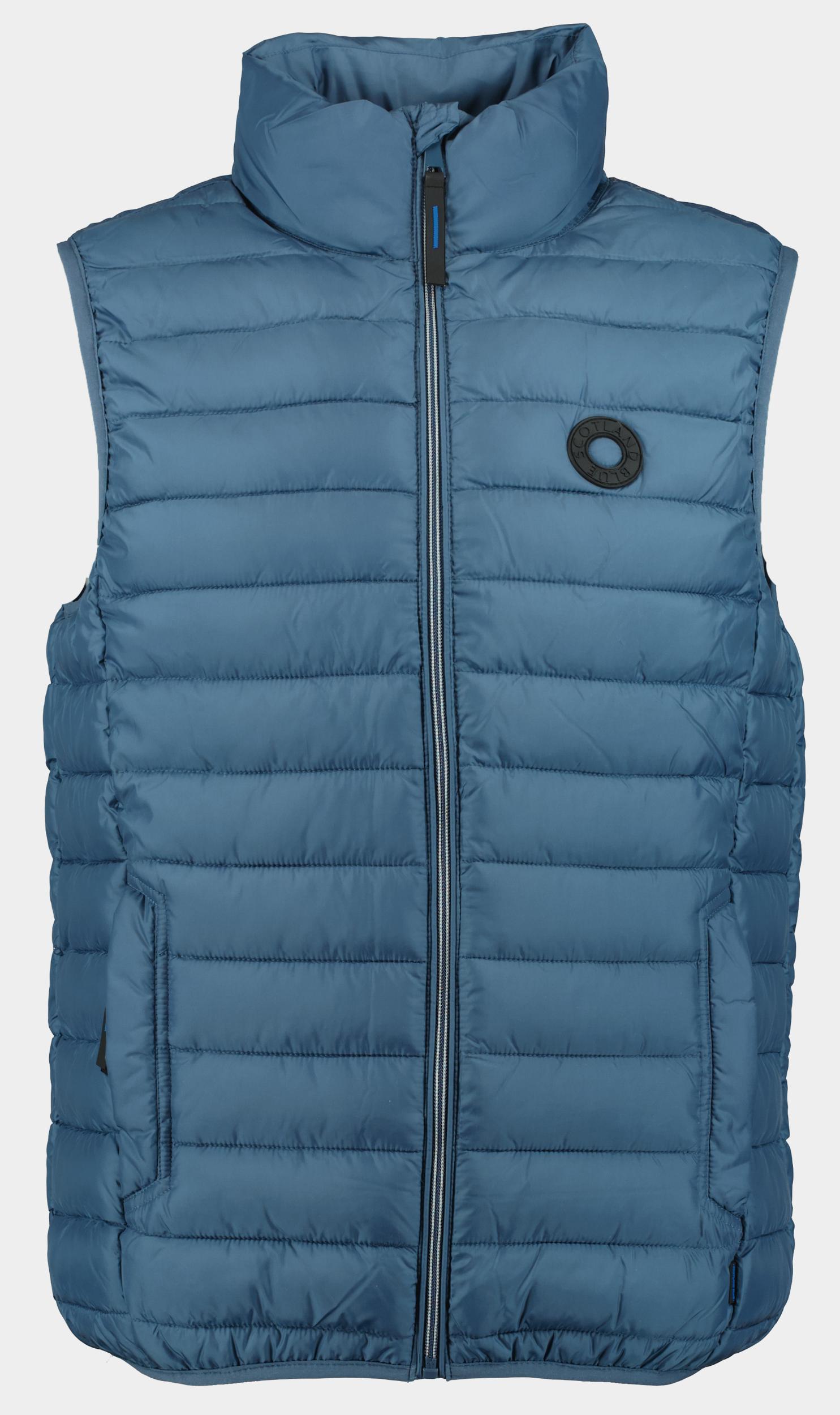 Bos Bodywarmer Blauw Mountain Stepped Bodywarmer 24101MO05SB/268 jeans