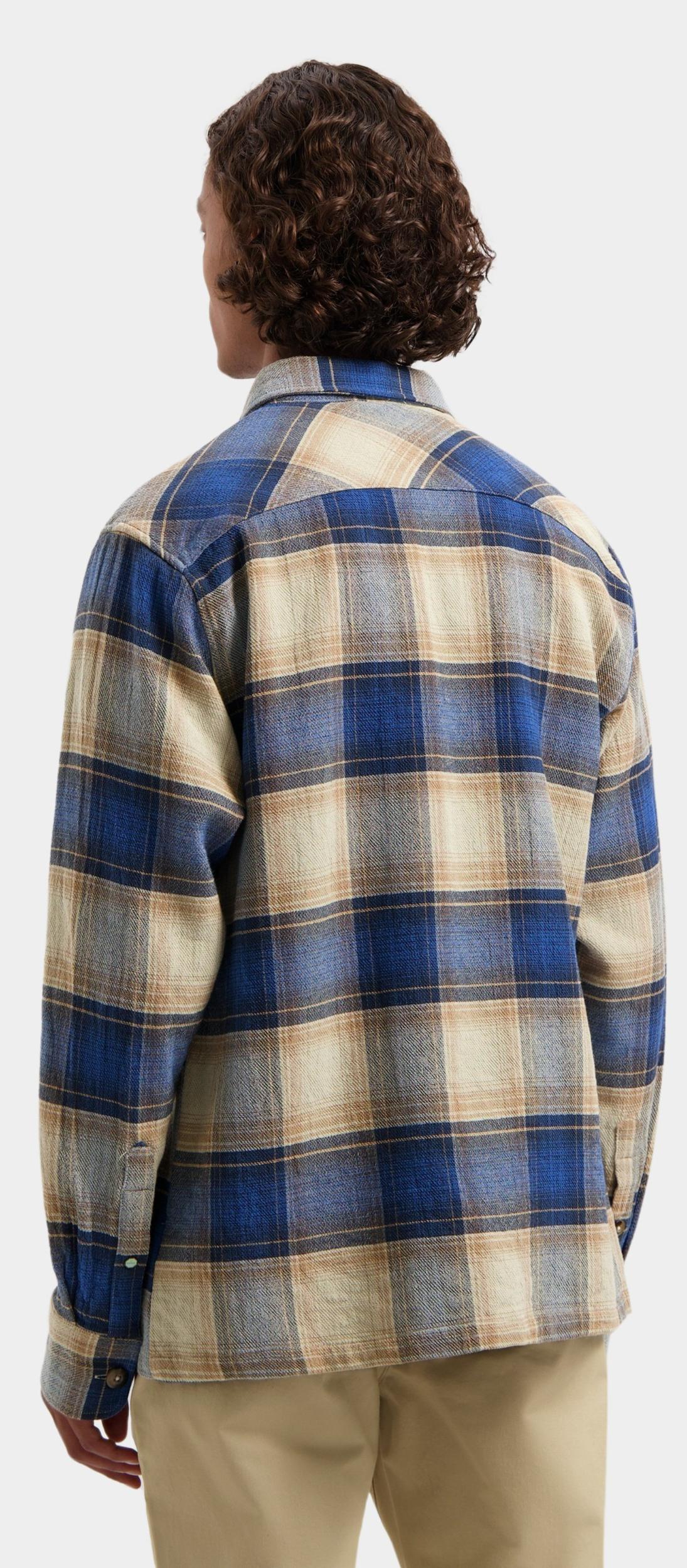 Dstrezzed Casual hemd lange mouw Blauw Corey Overshirt 303758-AW24/697