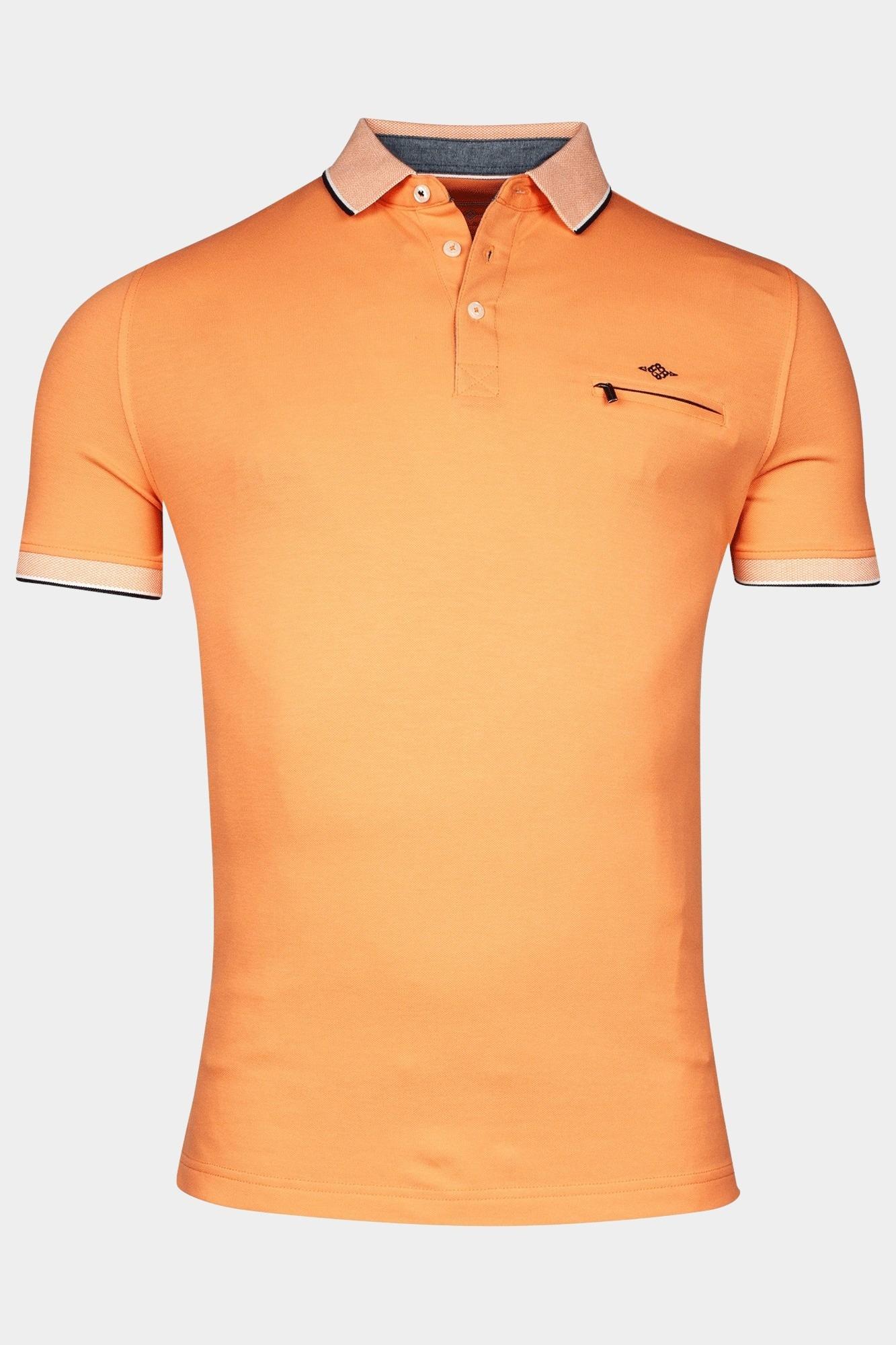 Baileys Polo korte mouw Oranje Poloshirt Pique 415288/28