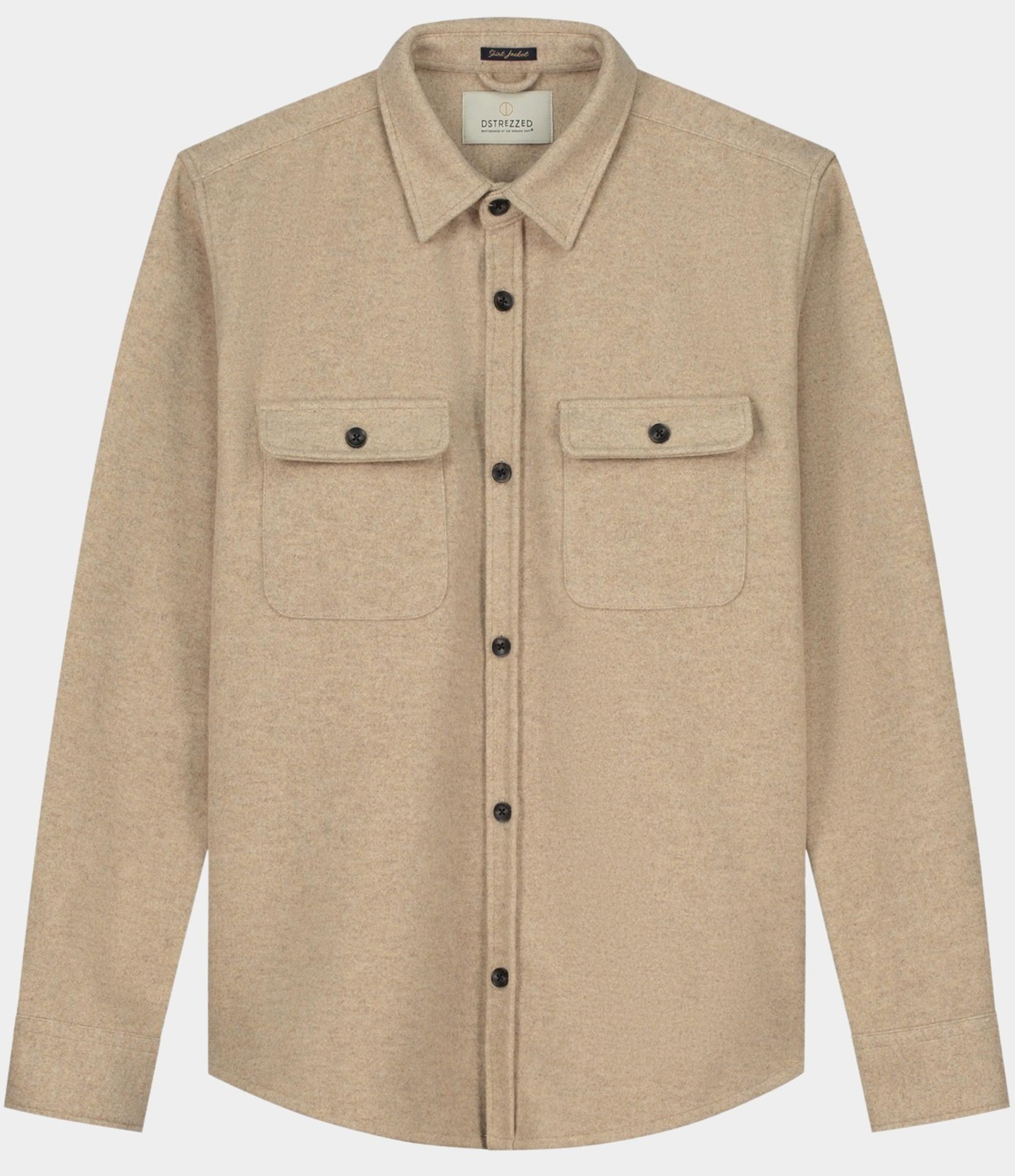 Dstrezzed Casual hemd lange mouw Bruin Ulrik Overshirt 303776-AW24/269