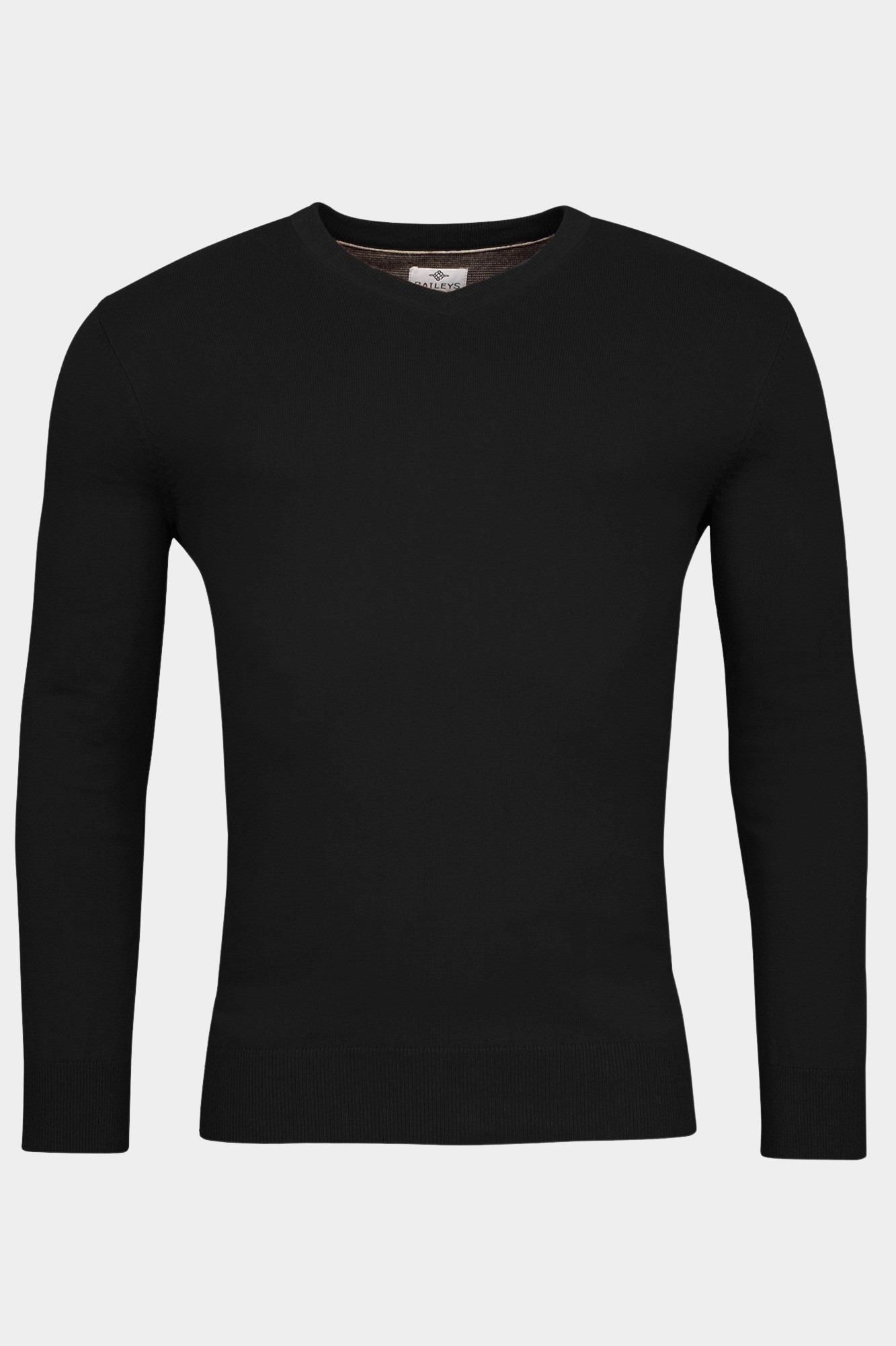 Baileys Pullover Zwart V-Neck 420081/906