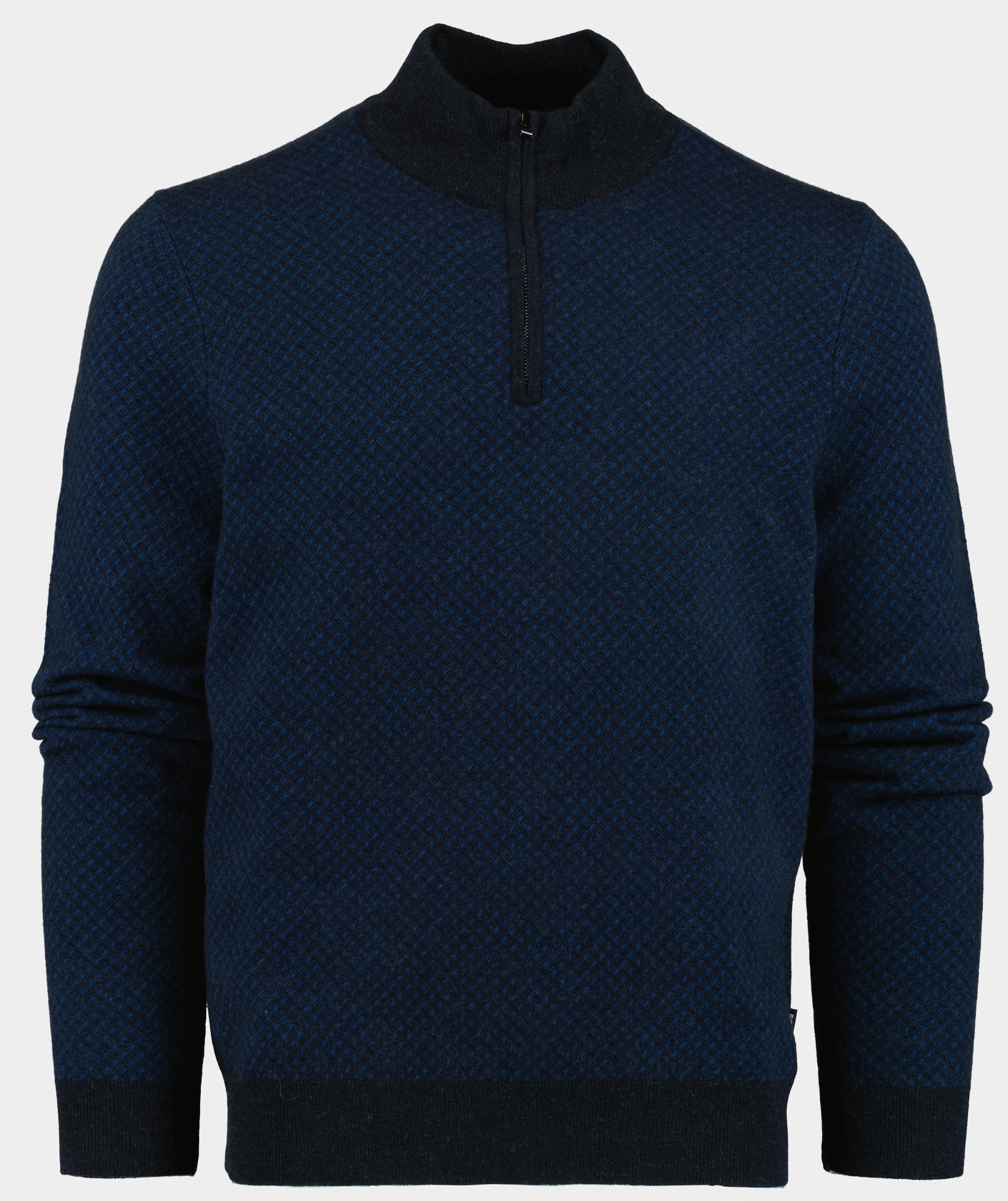 BOSS Black Pullover Blauw H-Eltorino 10266164 01 50528322/404