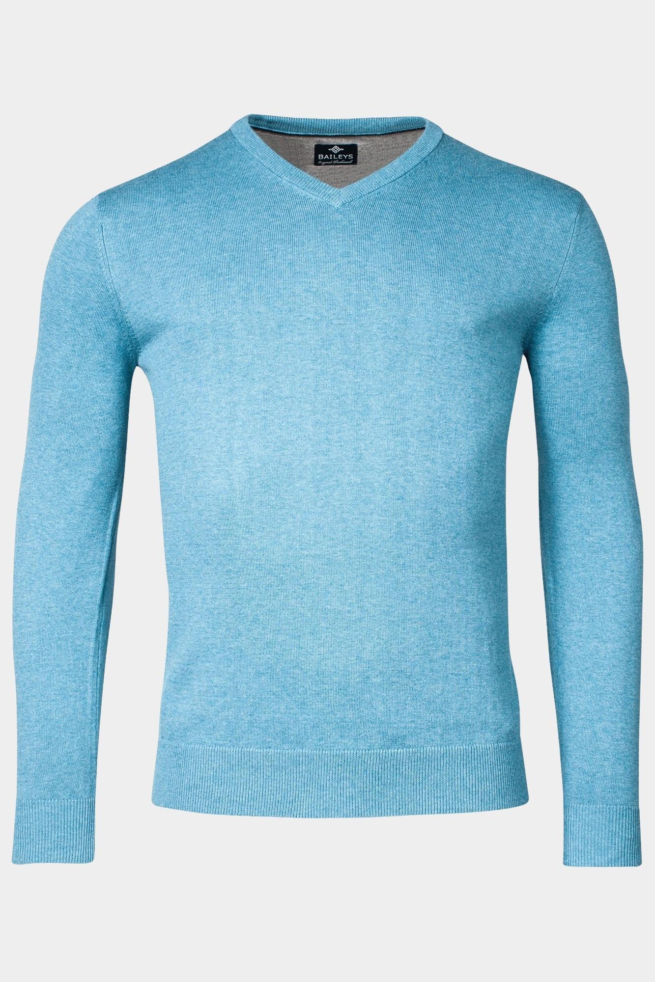 Baileys Pullover Blauw V-Hals Pullover  12gg single 328100CCT-3/625