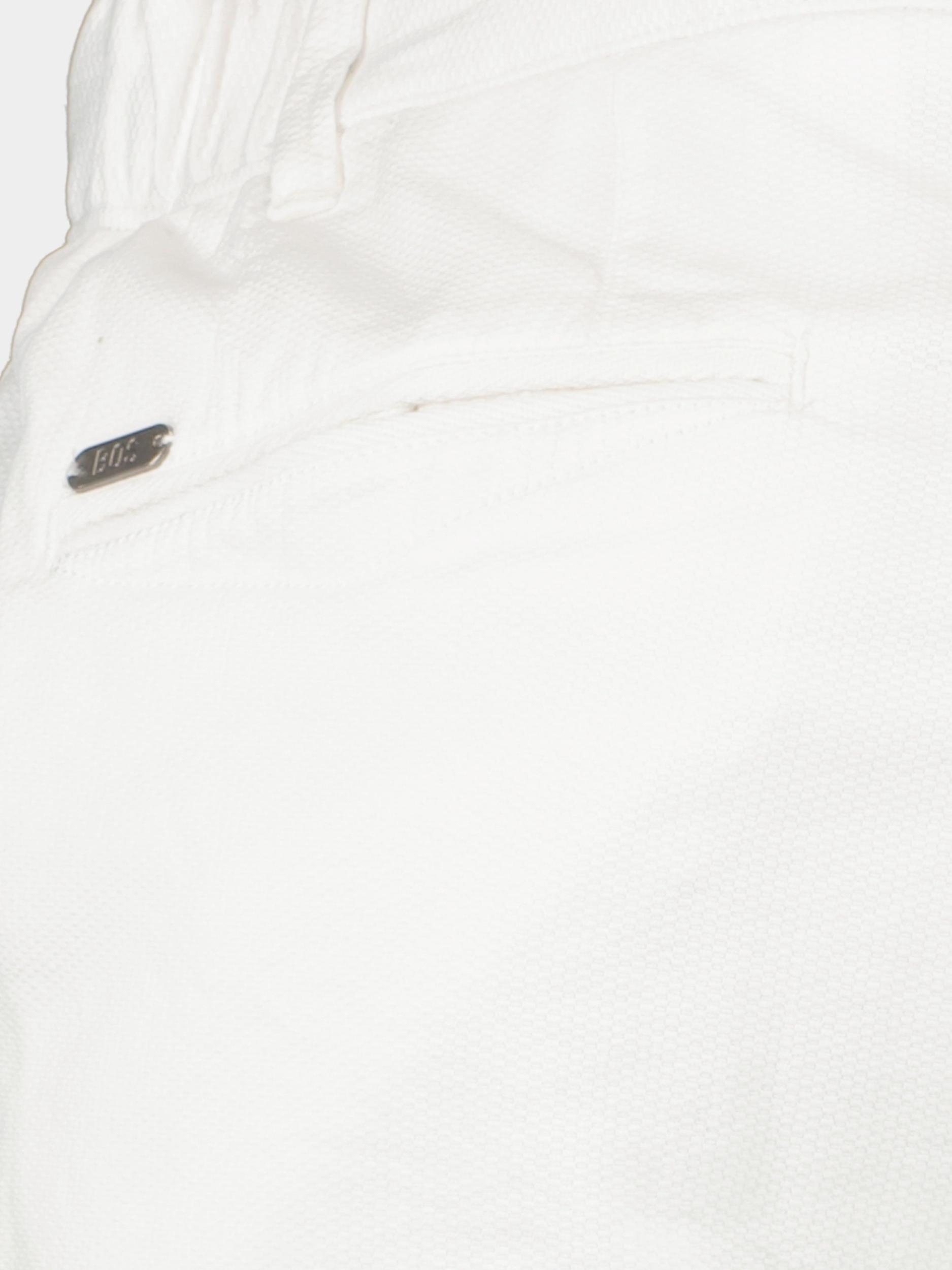 Bos Korte Broek Wit Ferdinand Structure Chino Sho 24109FE06BO/100 White