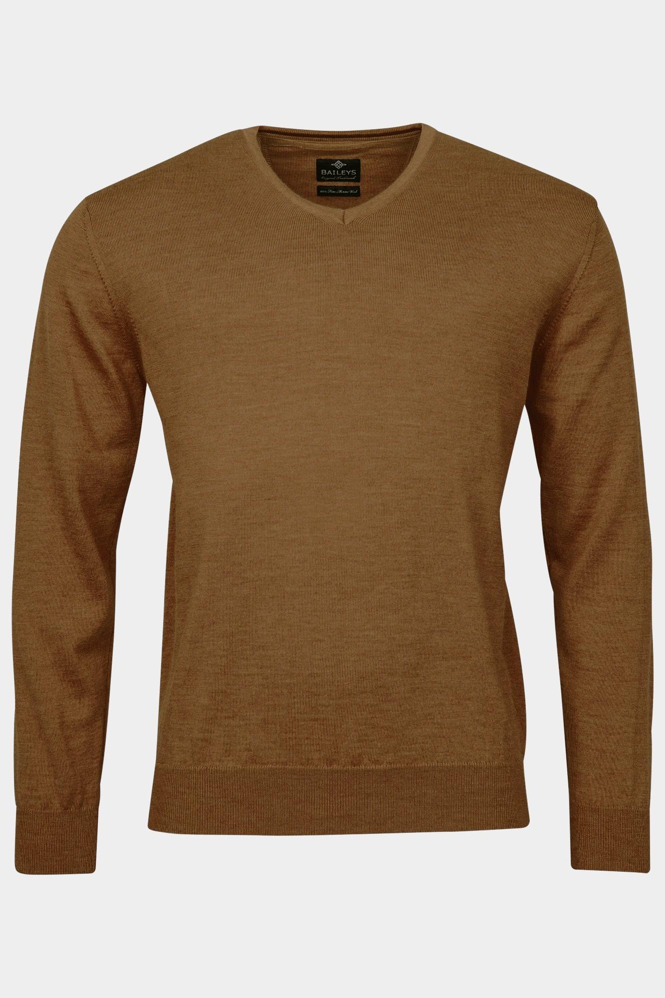 Baileys Pullover Bruin V-Neck 420065/88