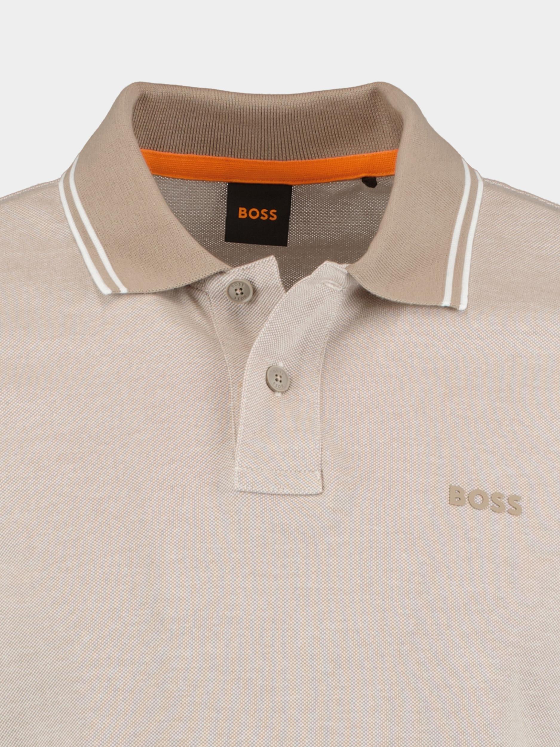 BOSS Orange Polo korte mouw Bruin PeoxfordNew 10256894 01 50507814/246