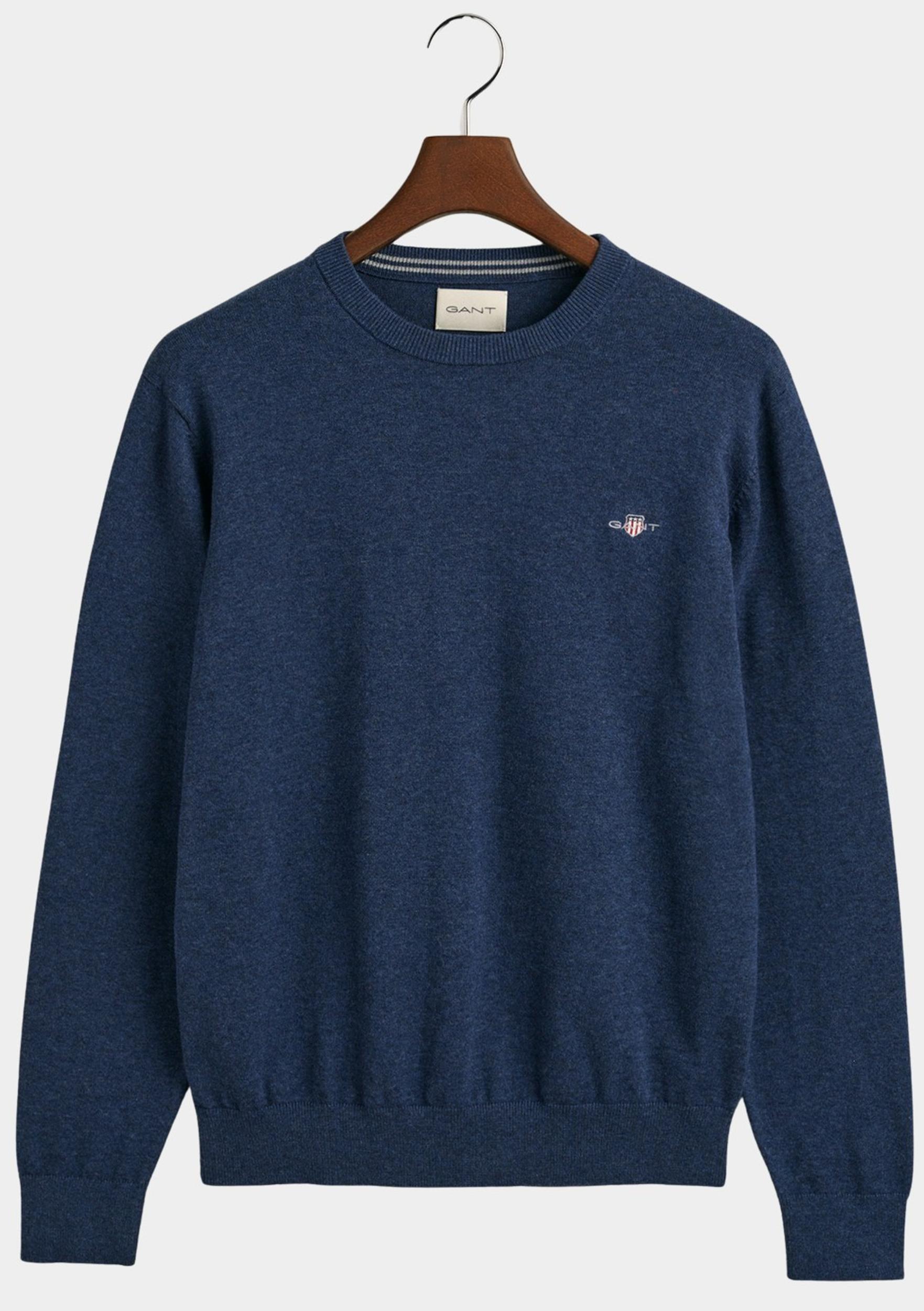 Gant Pullover Blauw CLASSIC COTTON C-NECK 8030561/902