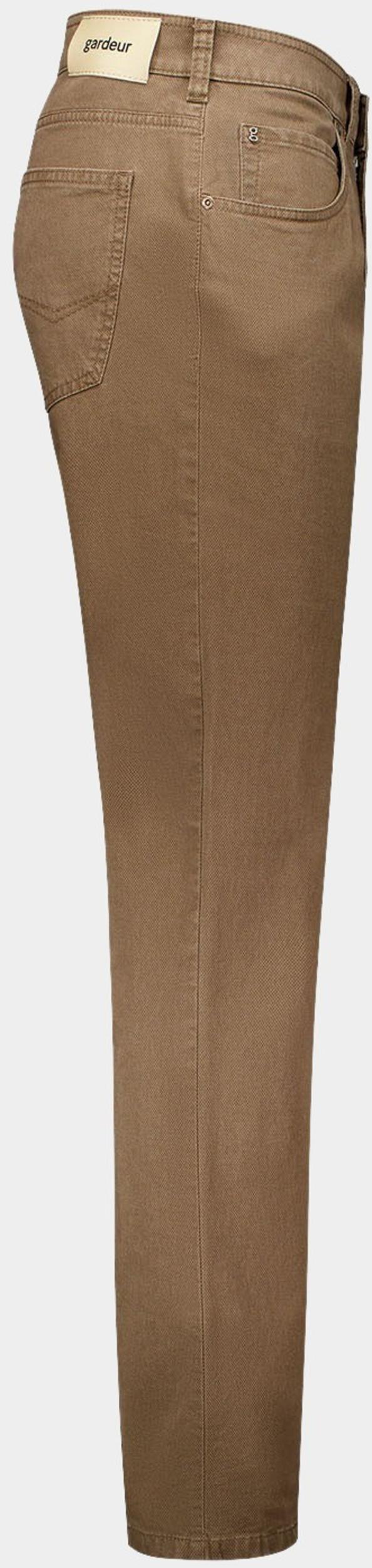 Gardeur Katoenen 5-Pocket Bruin Hose 5-Pocket Modern Fit BILL-3 440961/1016