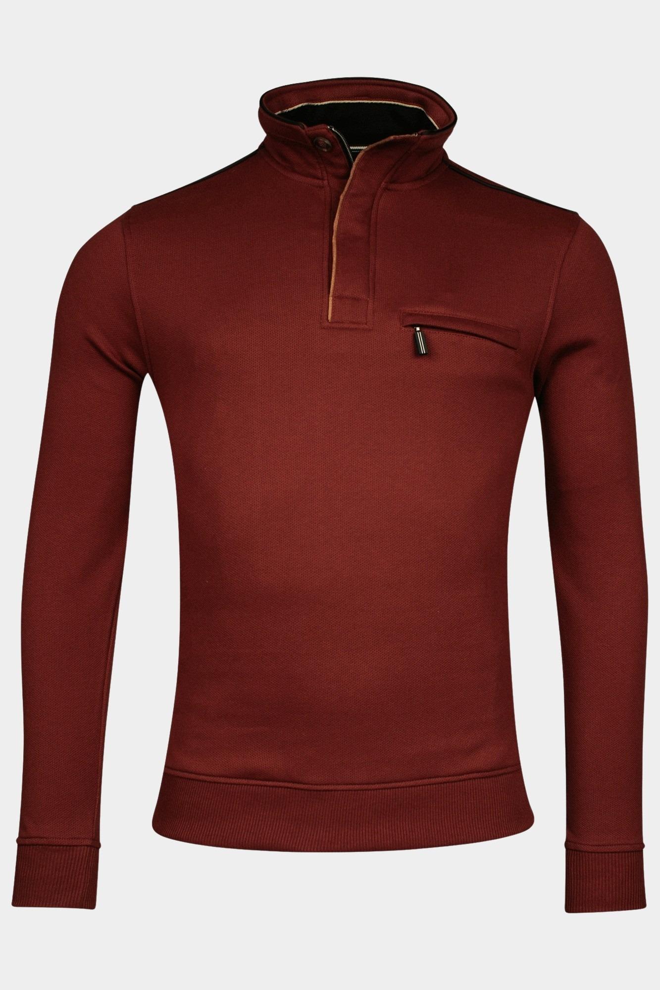 Baileys Half Zip Rood Sweatshirt 1/2 Zip 423191/36