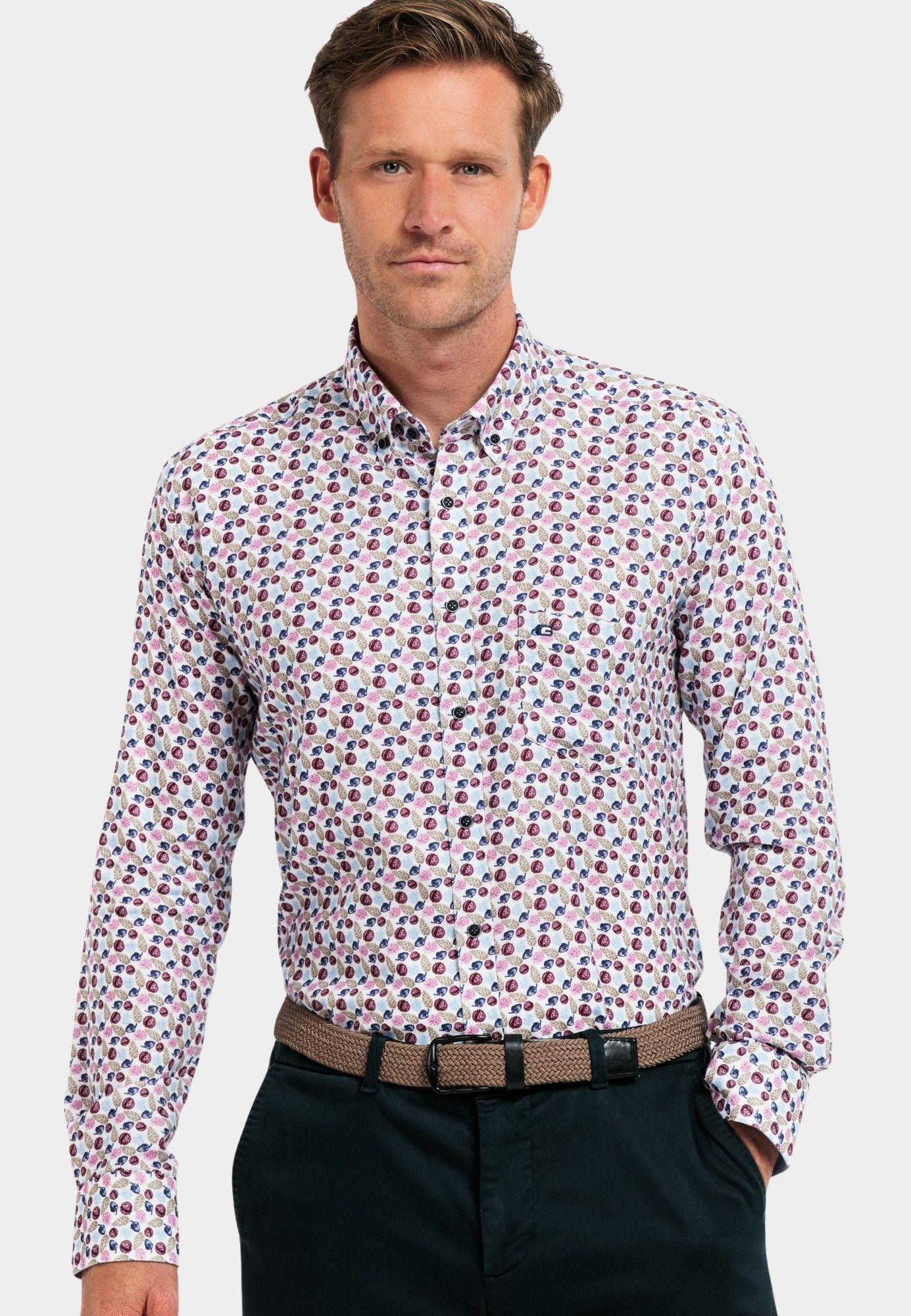 Giordano Casual hemd lange mouw Roze Ivy, LS Button Down Autumn Pr 427014/50