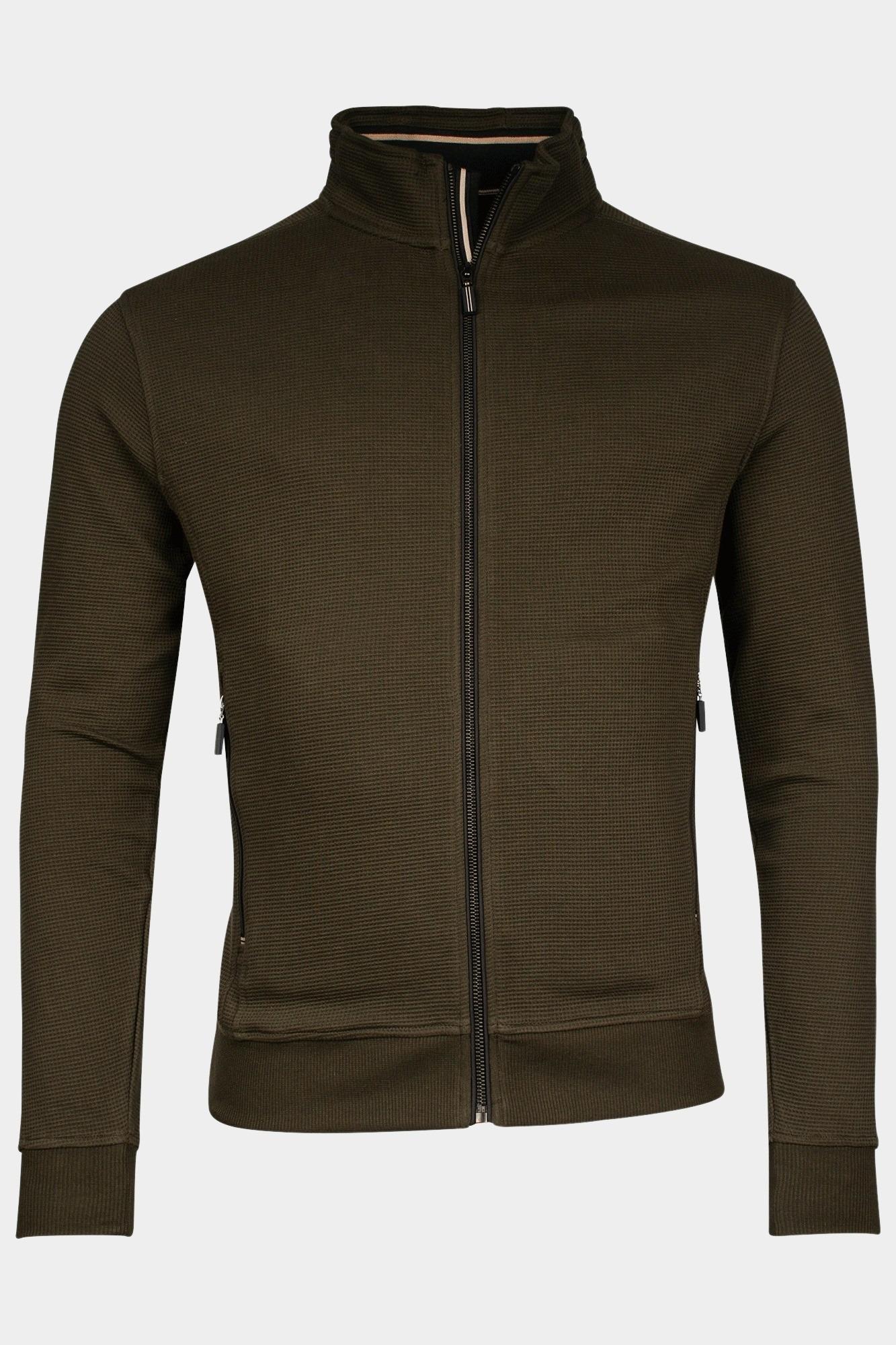 Baileys Vest Groen Sweat Cardigan Zip 422205/79