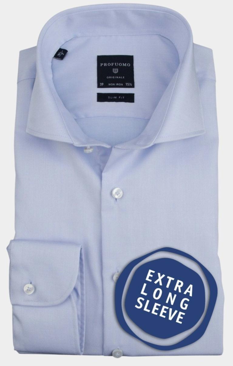 pijpleiding Ondoorzichtig erotisch Profuomo Overhemd Extra Lange Mouw Blauw PP0H0A024/400 | Bos Men Shop
