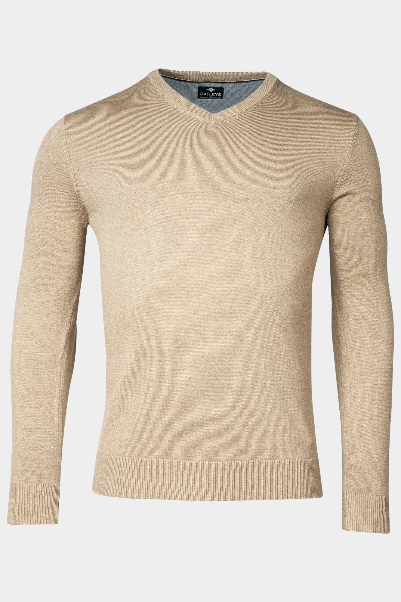 Baileys Pullover Beige V-Neck 428100CCT-3/825