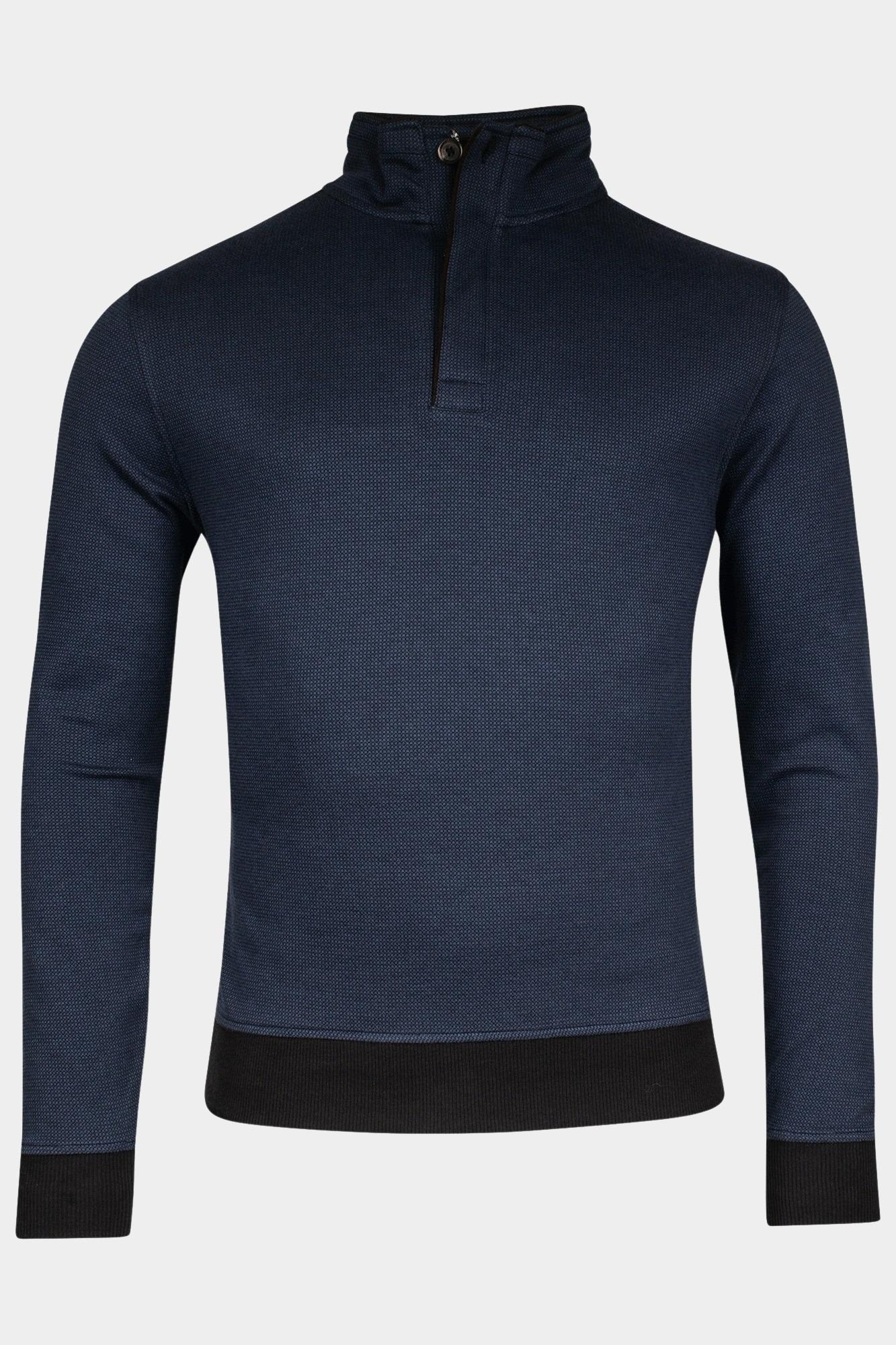 Baileys Half Zip Blauw Sweatshirt 1/2 Zip 423102/67