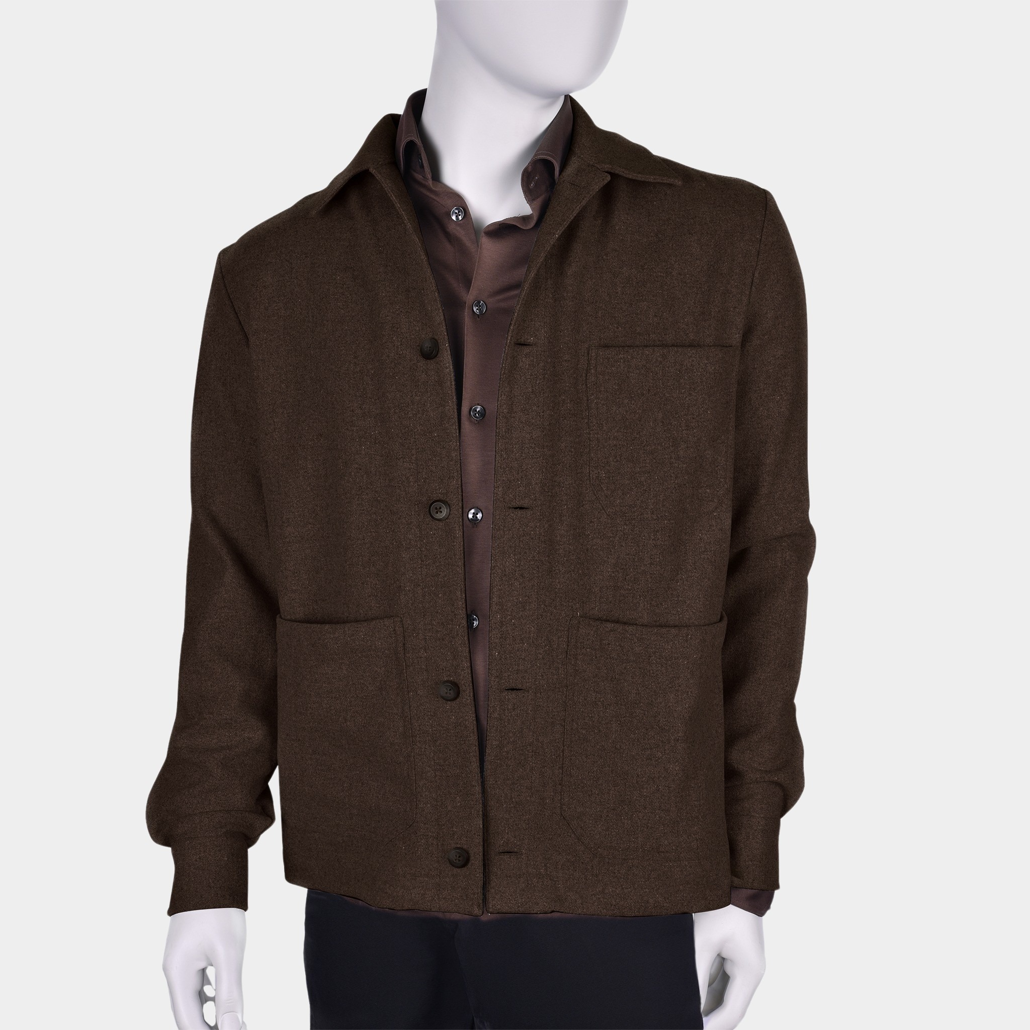 Ledub Overshirt Bruin LE24226O OS 5 0142643/690-000-000