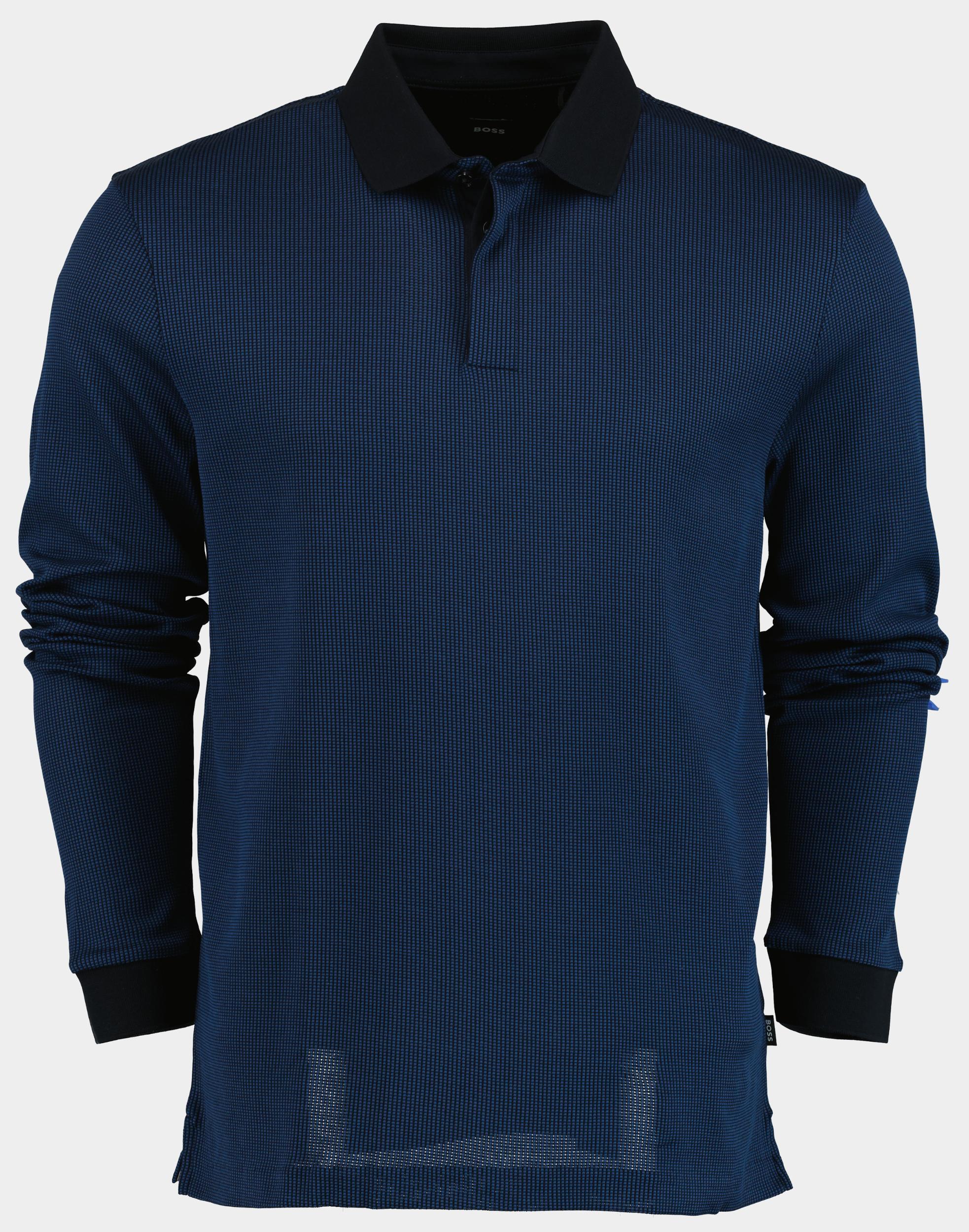 BOSS Black Polo korte mouw Blauw H-Pado 431 10262969 01 50525033/404