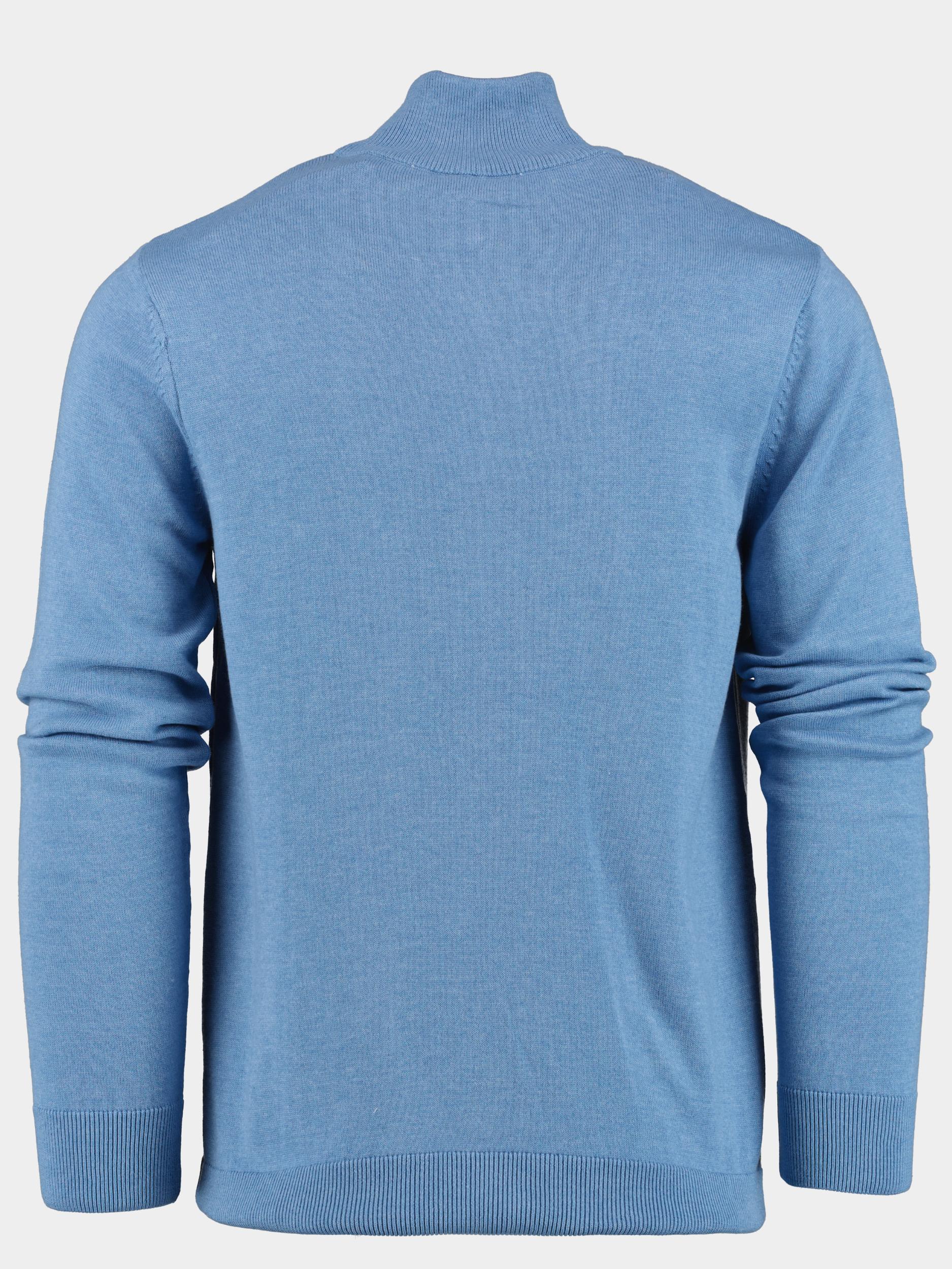 Innocente Pullover Blauw Half Zip ART-302/8148-SKY BLUE