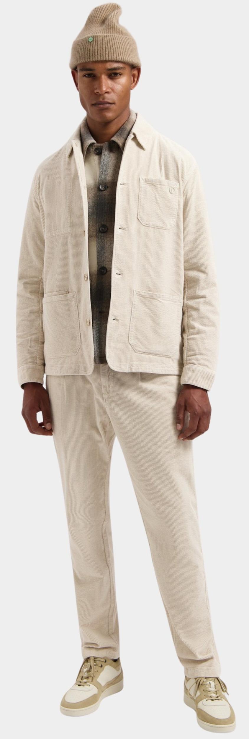 Dstrezzed Overshirt Beige Cameron Chore Jacket 151000/107