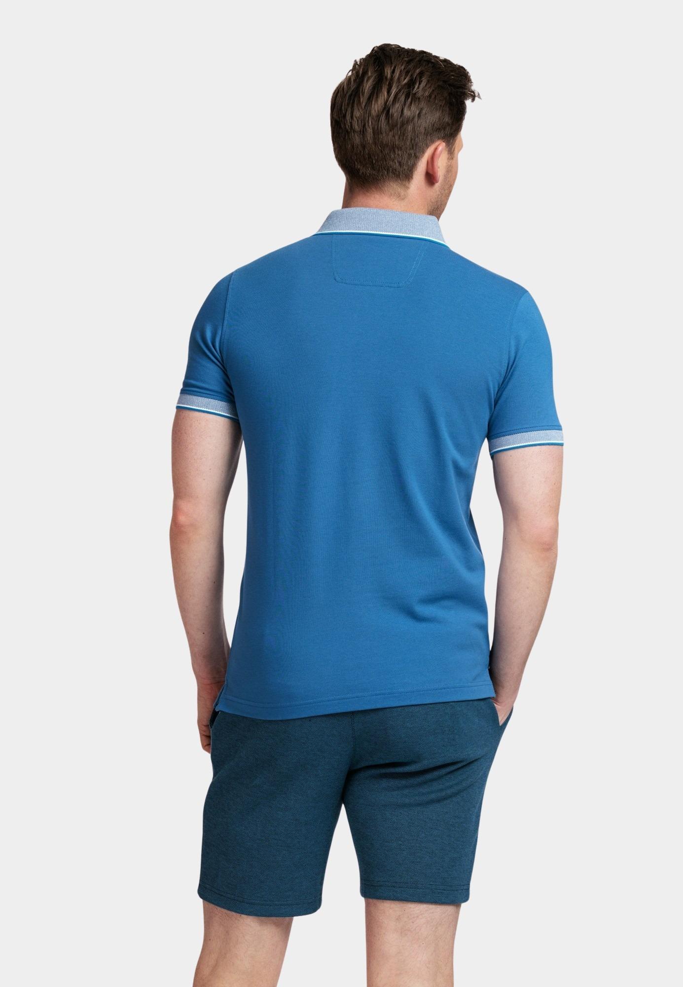 Baileys Polo korte mouw Blauw Poloshirt Pique 415288/65