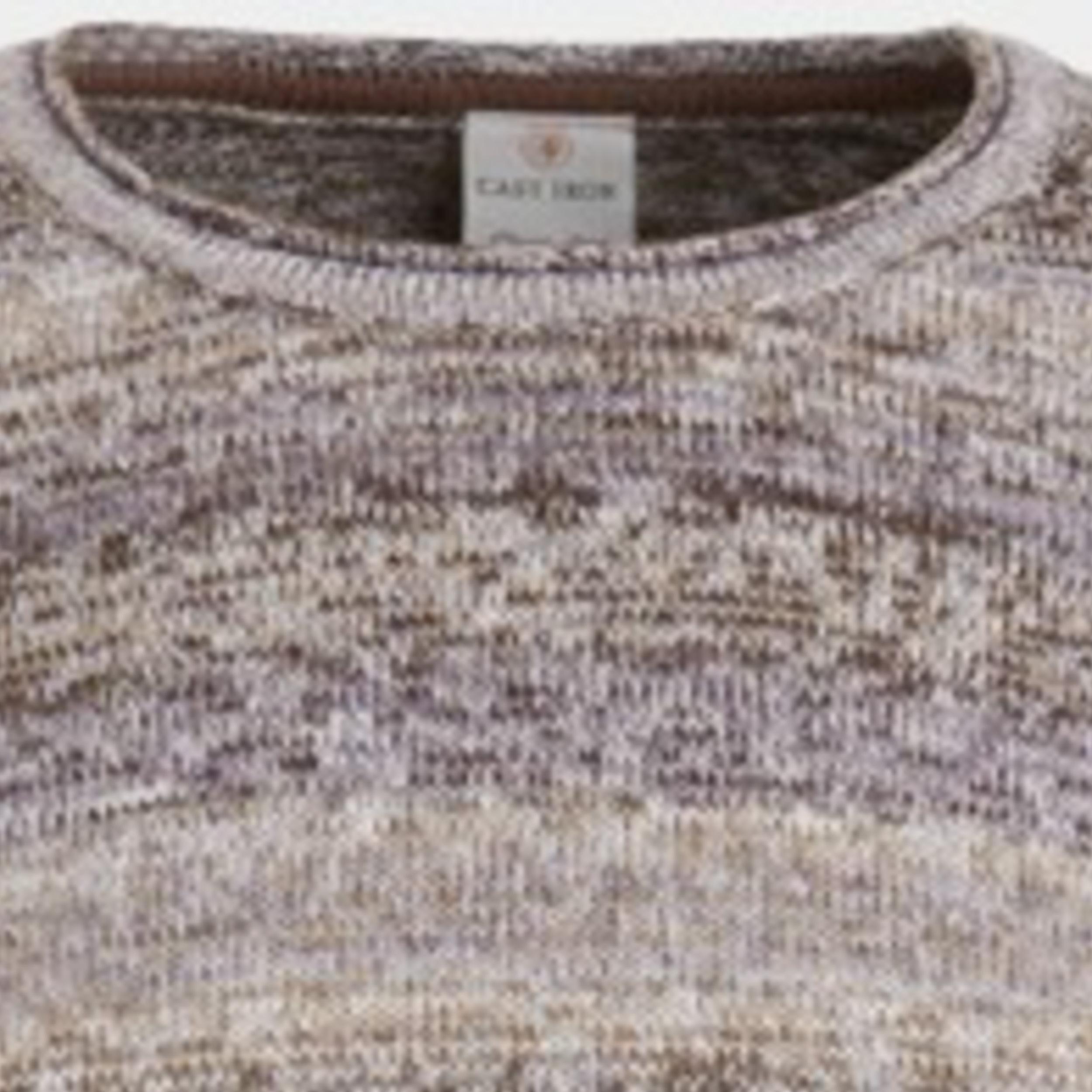 Cast Iron Pullover Bruin Crewneck spacedye CKW2408310/8063